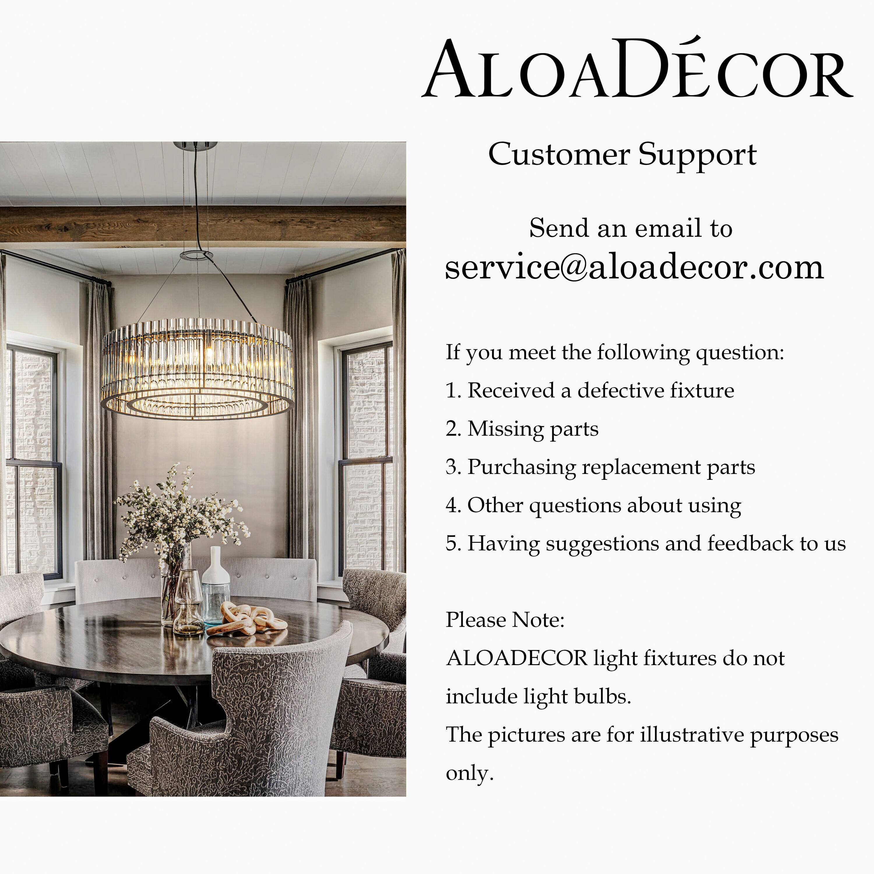 AloaDecor Lighting L7142D60MB01A b090015 - View #8