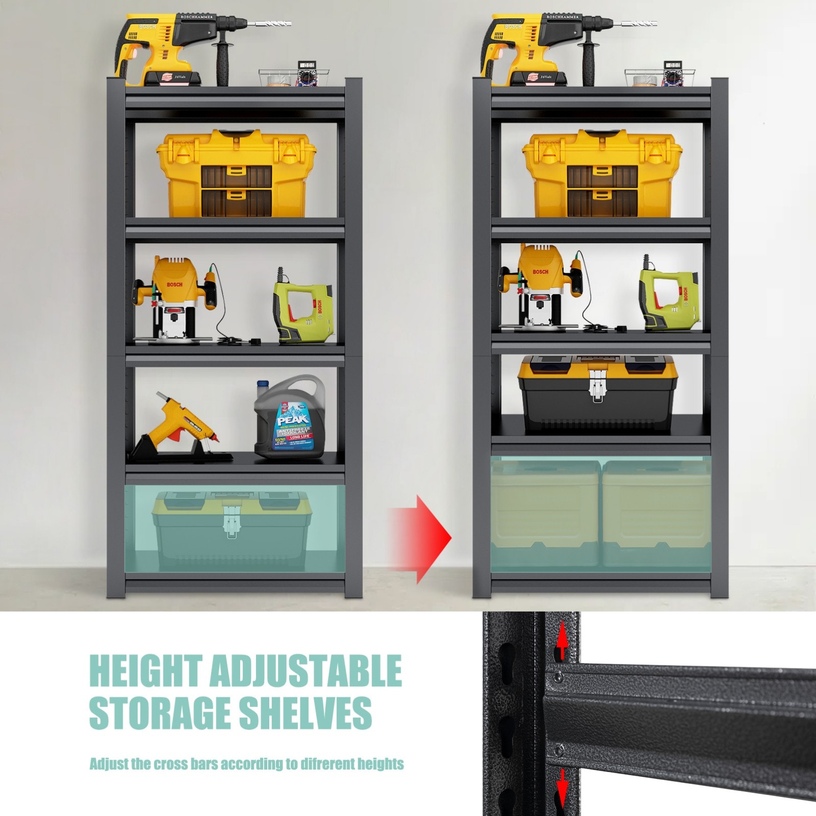 Siavonce XH44632 Free-Standing-Shelving - View #9