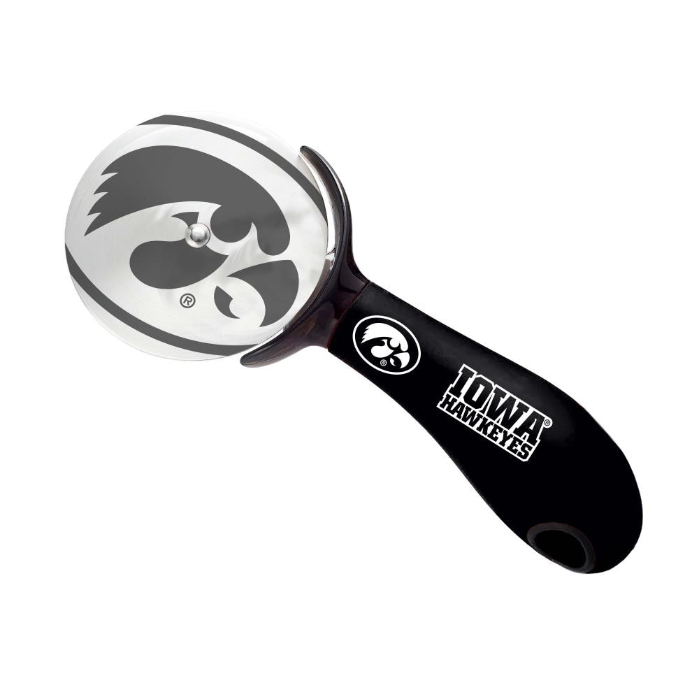 The Sports Vault PZUIA02 Iowa Hawkeyes Black Pizza cutter