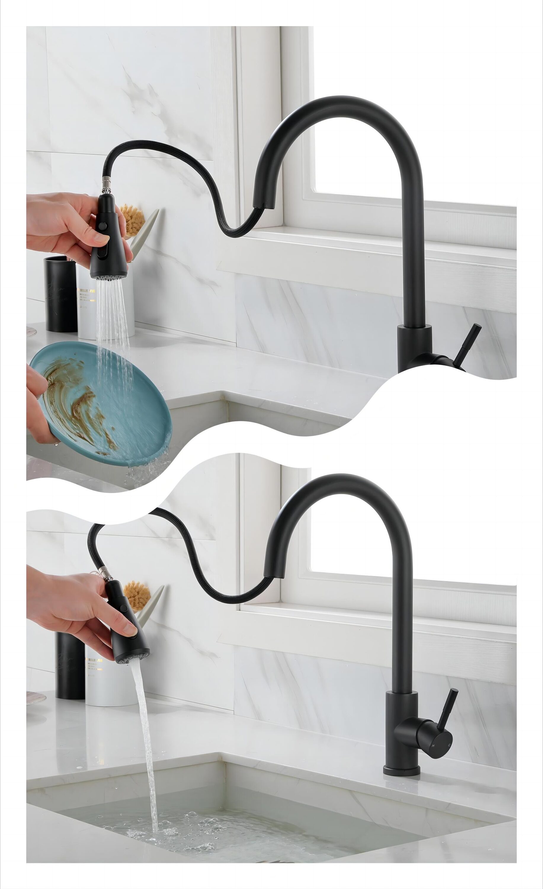 Lordear LD-SLC16088-ORB Kitchen-Faucets - View #2