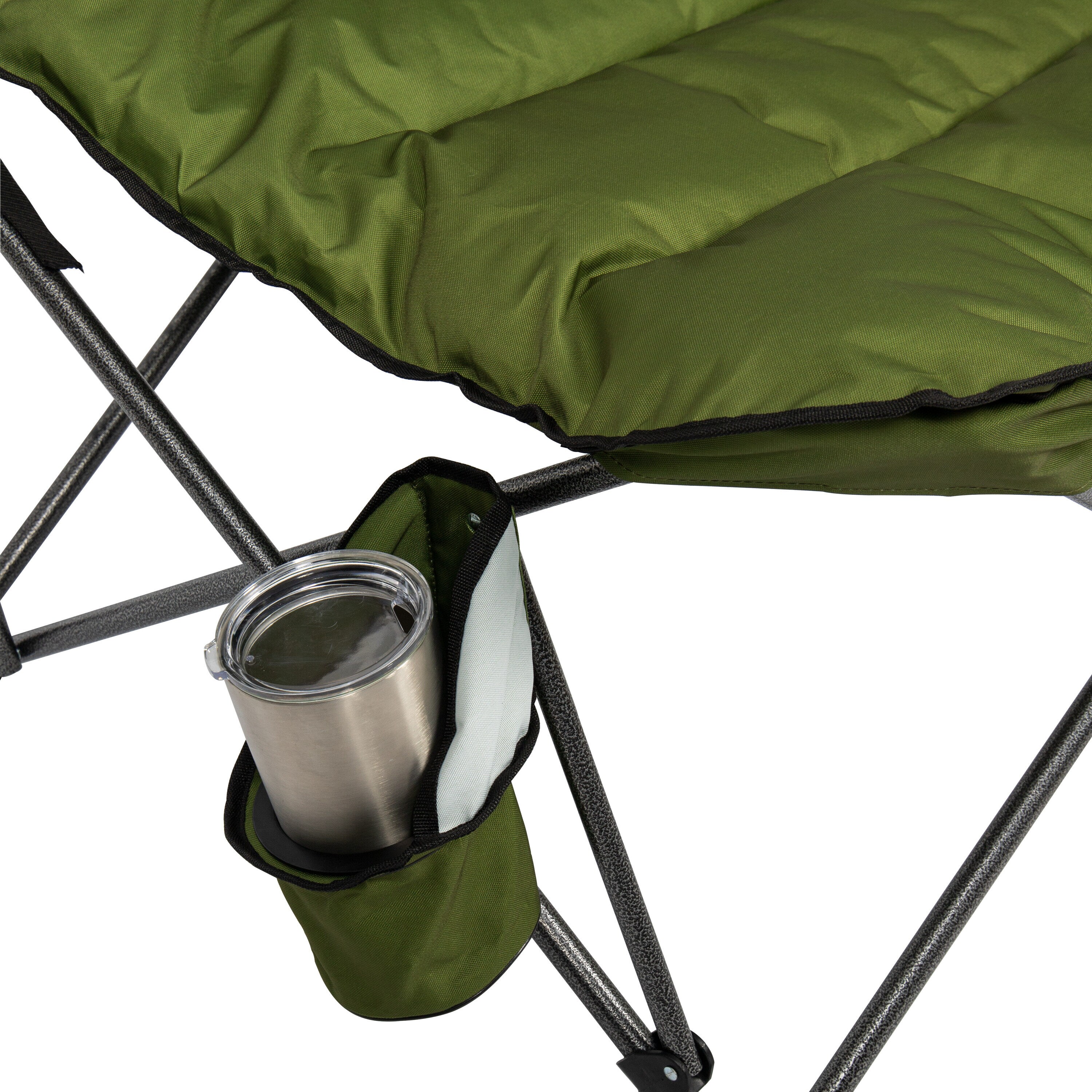 Quik Shade Polyester Navy Folding Camping Chair (Carrying Strap