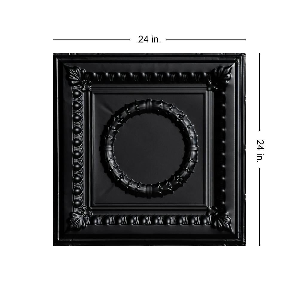 From Plain to Beautiful in Hours SKPC503-BK-24X24-D12 Ceiling-Tile - View #3