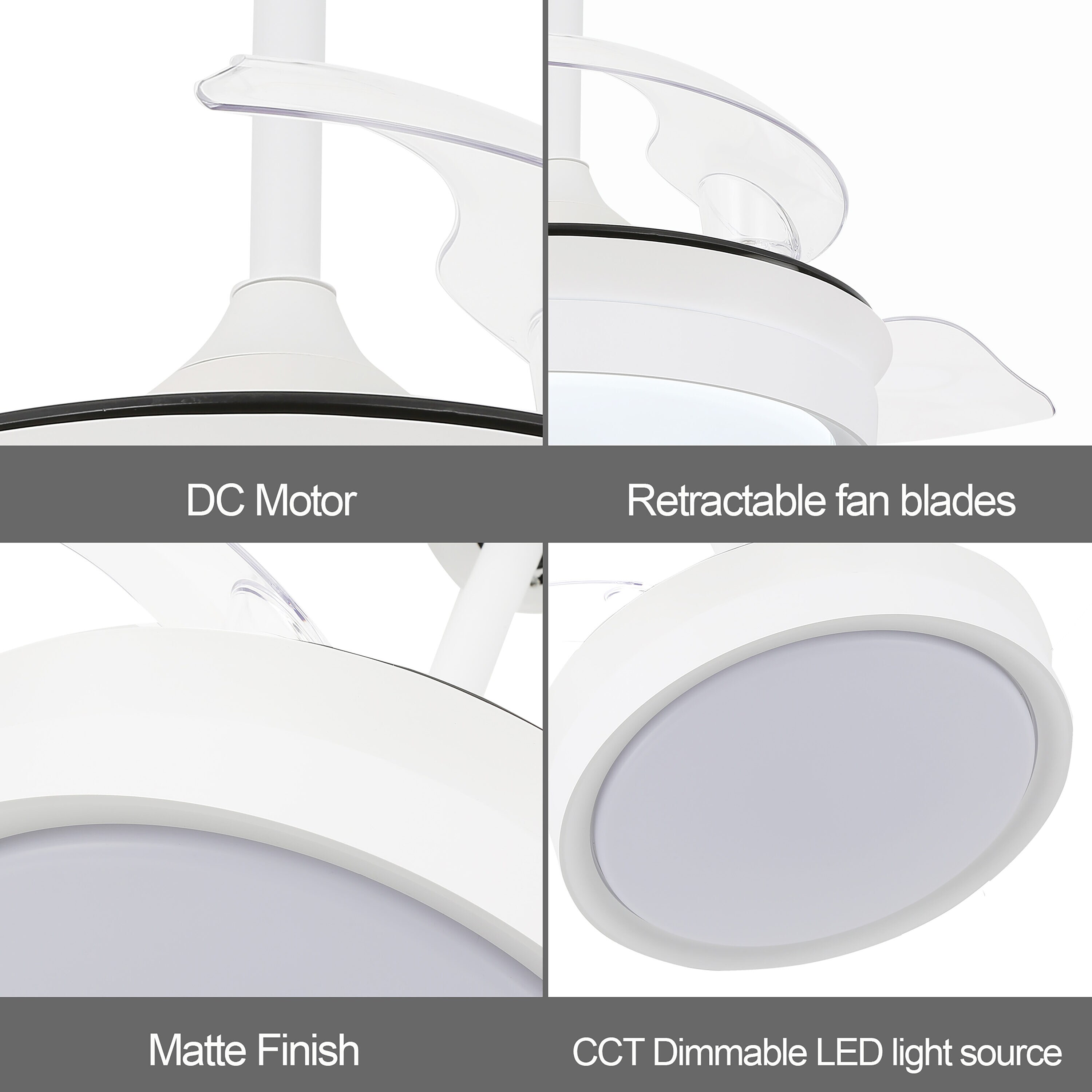 Oaks Decor DC3605-W Ceiling-Fans - View #11