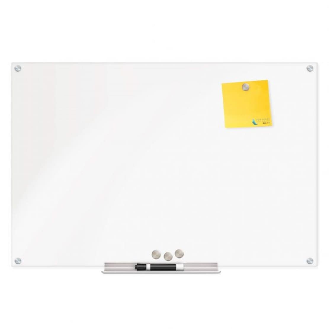 Large Magnetic Whiteboard Sticker for Wall, Self-Adhesive Back with Dry  Erase Board Surface, Includes 4 Markers 4 Magnets, 48 x 36 Inches