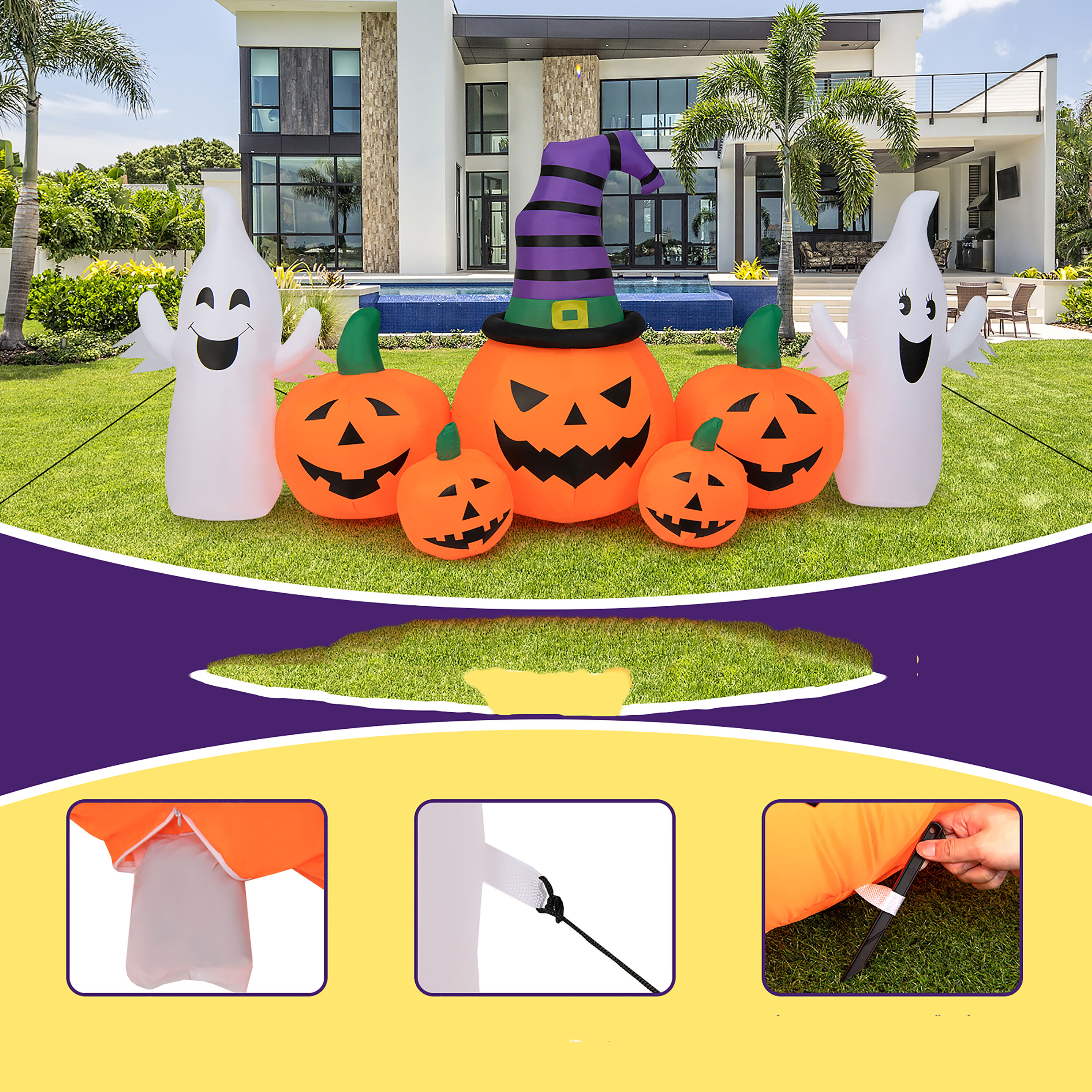 Costway CM24086US Christmas-Inflatables - View #6