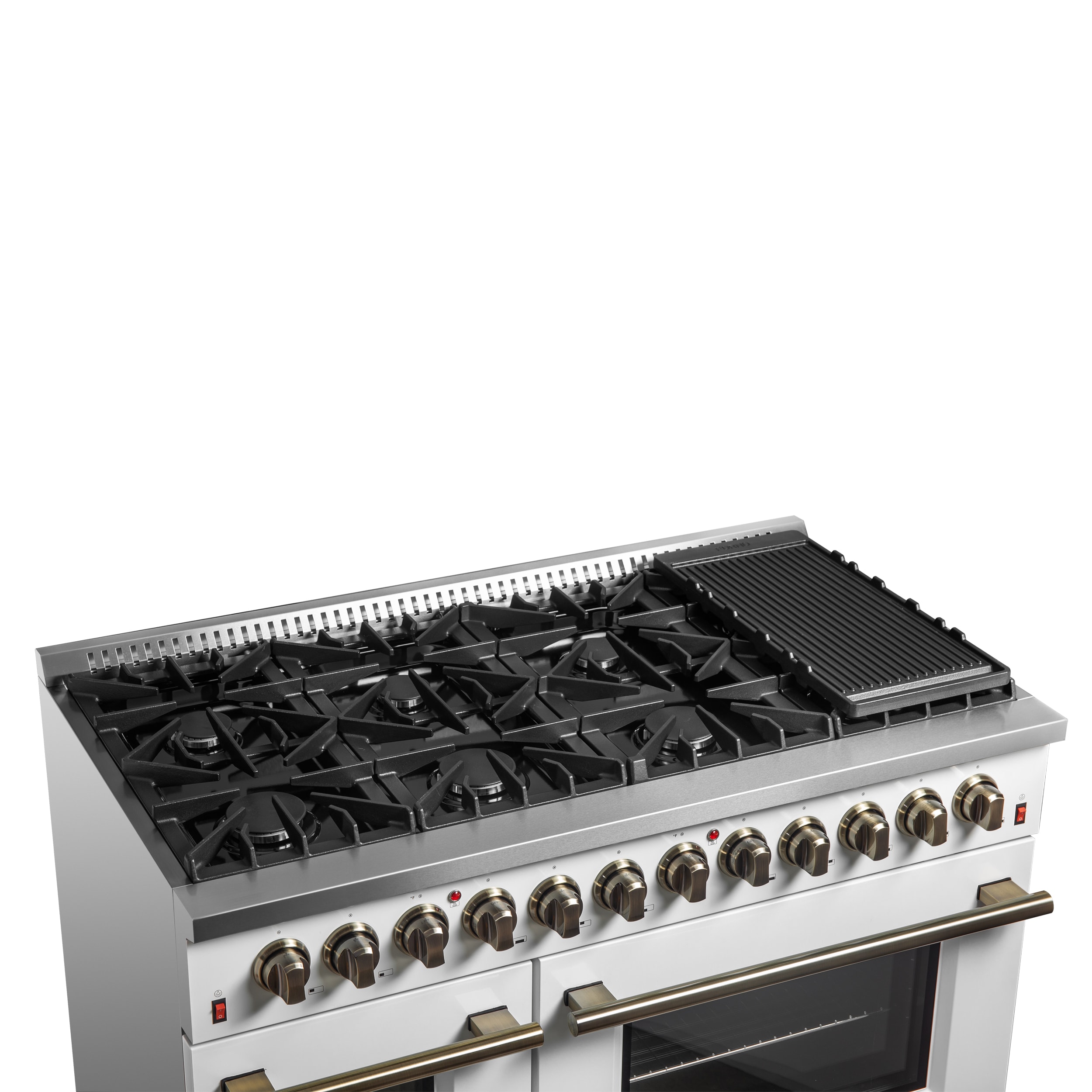 FORNO FFSGS6156-48WHT Double-Dual-Fuel-Ranges - View #10