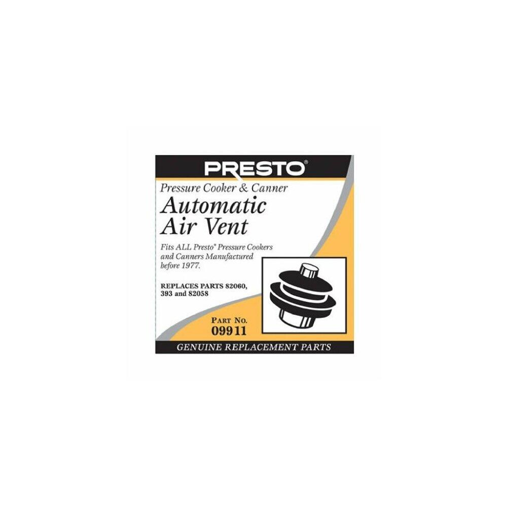 Presto Presto 09911 Pressure Cooker and Canner Automatic Air Vent