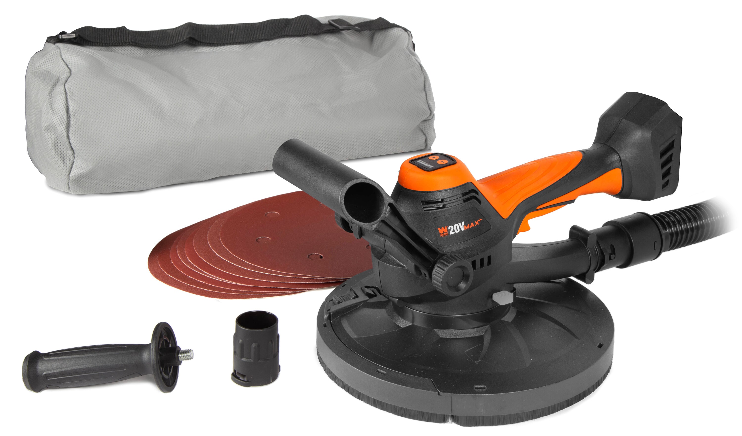 WEN 20408BT 20 Volts Variable Drywall Cordless Sander with Dust Management (Battery Not Included)