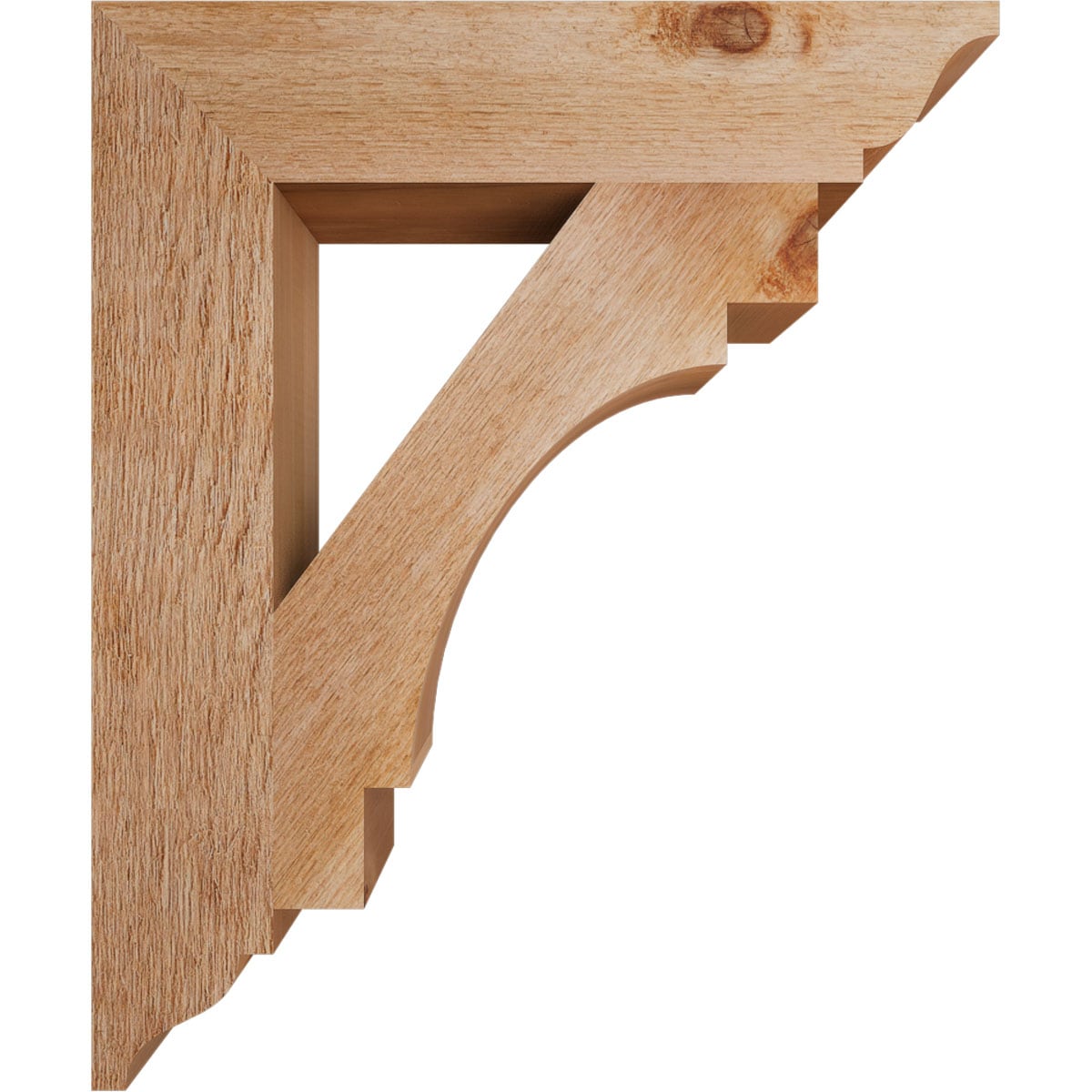 Ekena Millwork BKT04X20X24MRC01RWR Exterior-Brackets-Braces - View #3