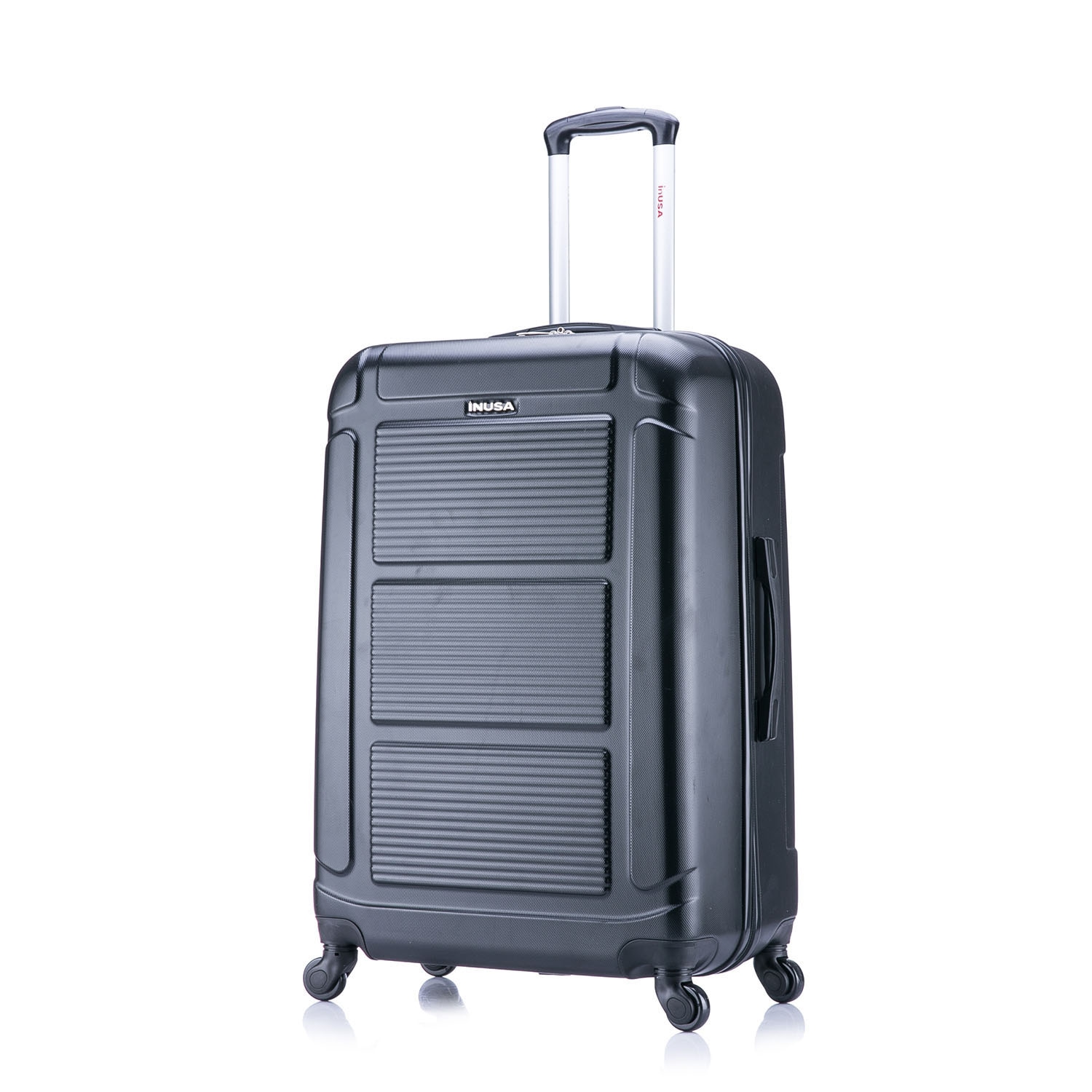 InUSA IUPIL00L-COA 18.70 x 11.42 x 29.33 BLACK Polycarbonate Hardshell Suitcase