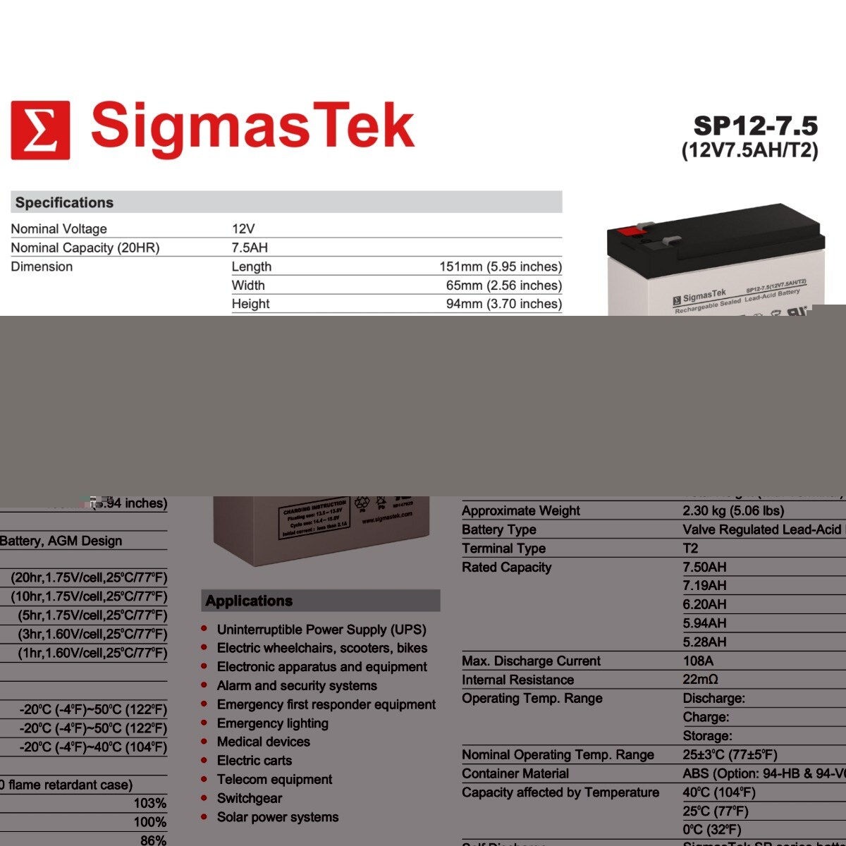 SigmasTek 652029246343 Device-Replacement-Batteries - View #3