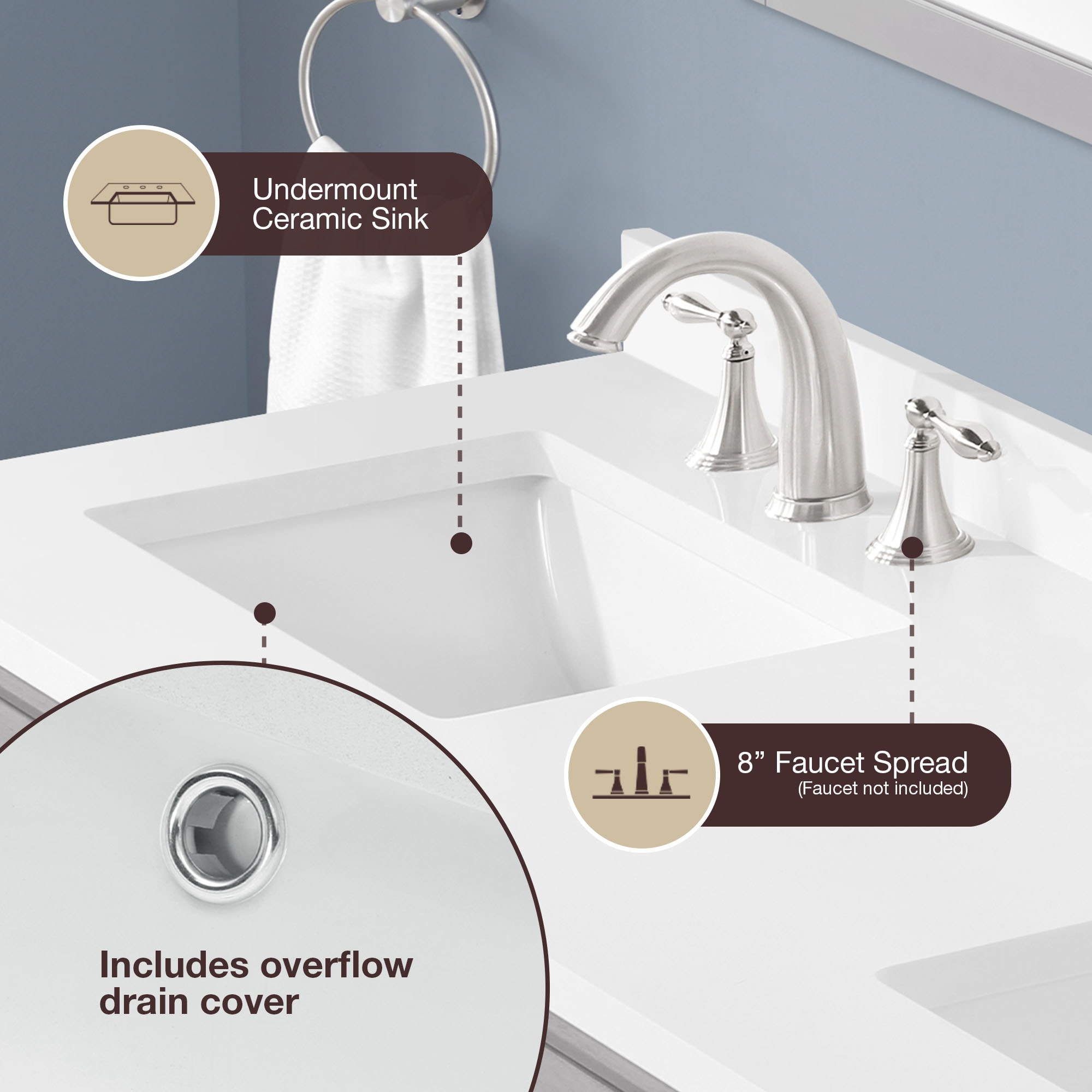 allen + roth FELIX-60VG Bath-Vanity-Combo - View #6