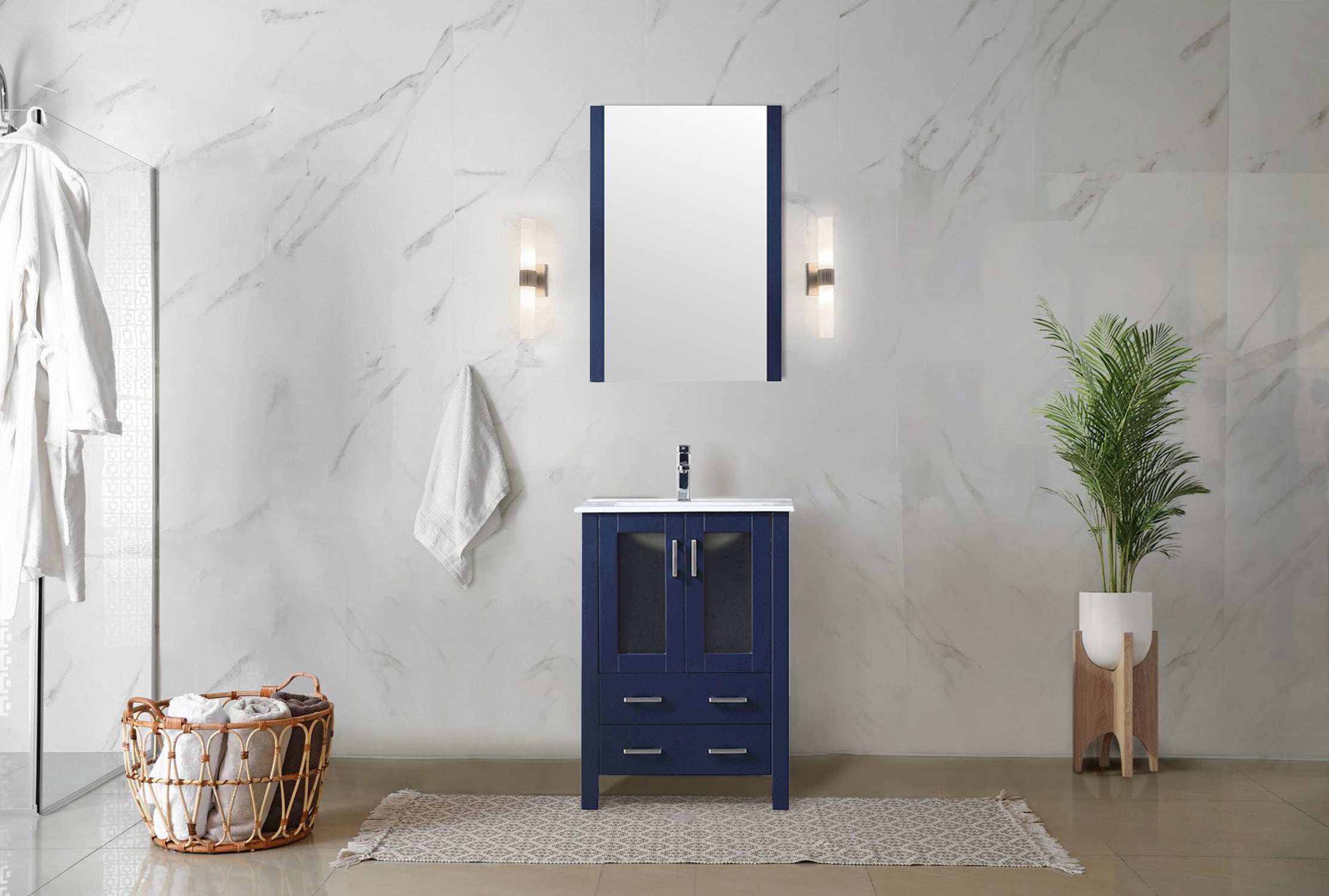 Lexora LV341824SEESM22F Bath-Vanity-Combo - View #6