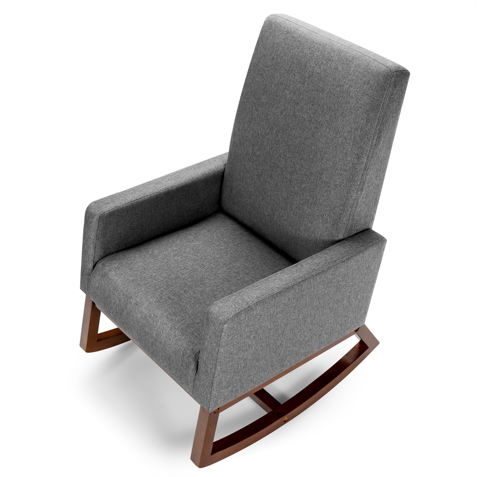 Modern grey rocking chair hot sale