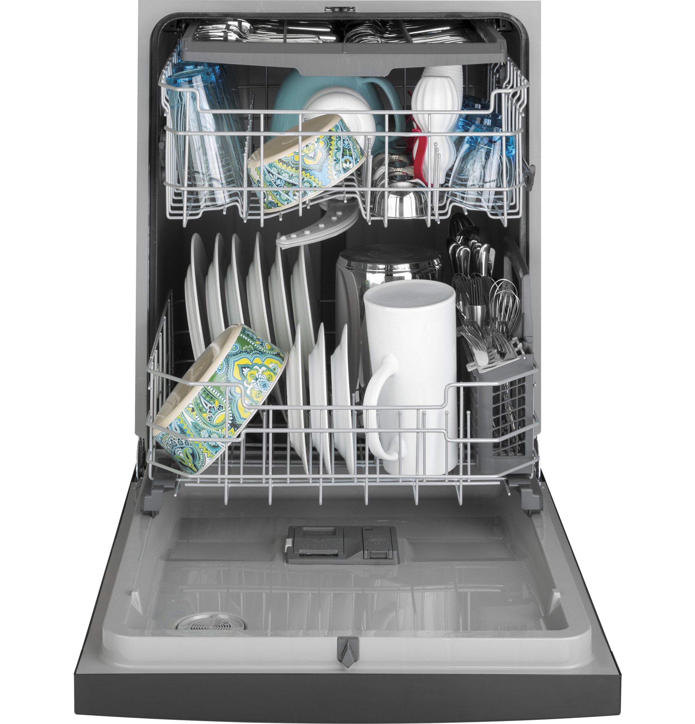 GDF630PGMWW by GE Appliances - GE® ENERGY STAR® Front Control with Plastic  Interior Dishwasher with Sanitize Cycle & Dry Boost