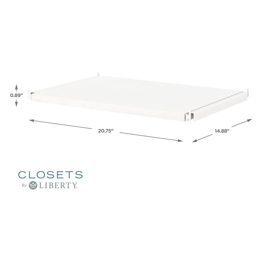 Closets by Liberty HS1000-RW-24 Wood-Closet-Shelves - View #2