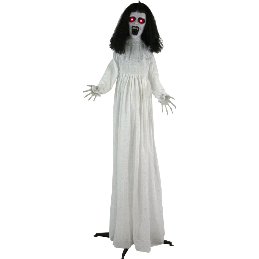 Lifesize Haunting Zombie Ghost Bride Halloween Prop Decoration 