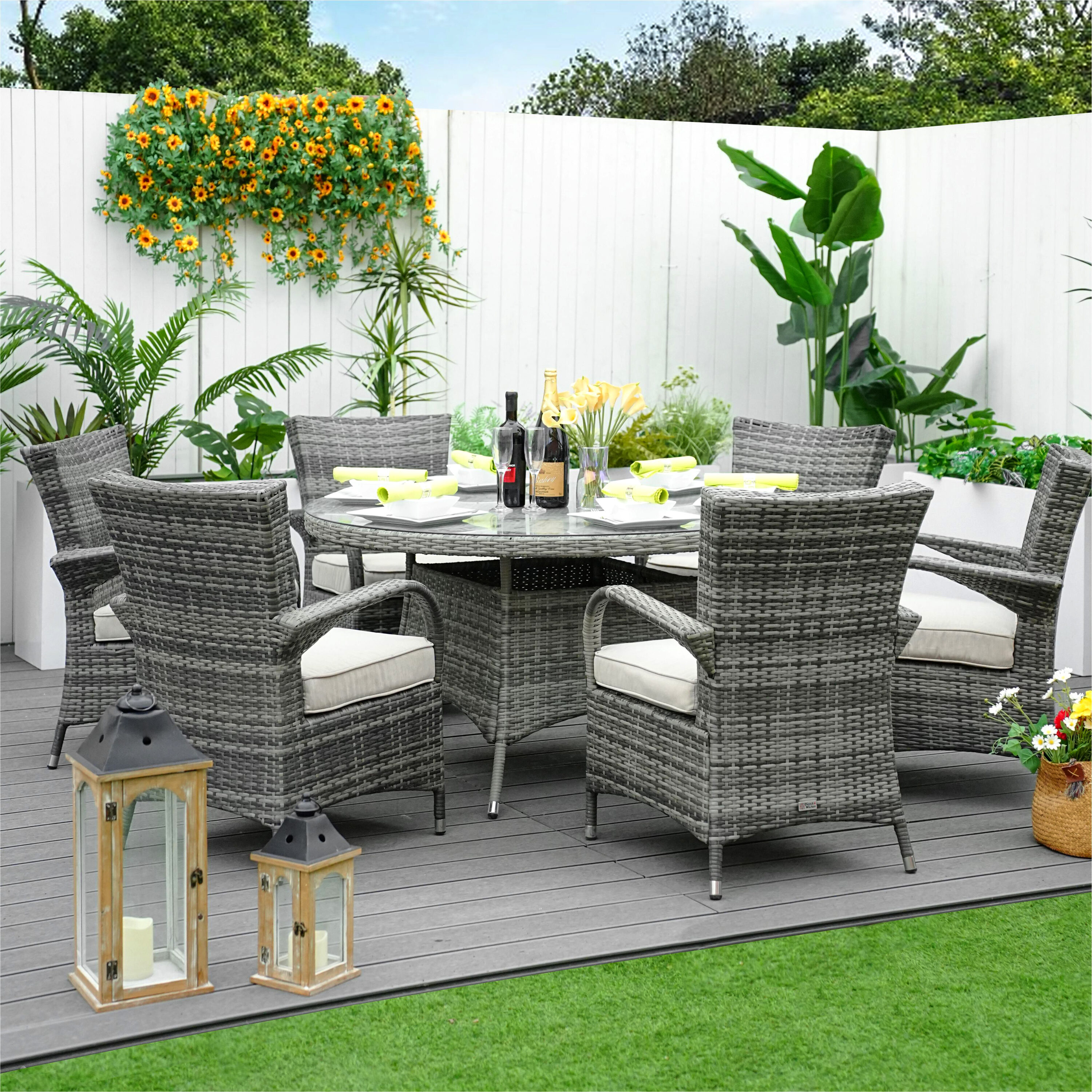 Moda Furnishings CMAD-1122-GR Patio-Dining-Sets - View #4