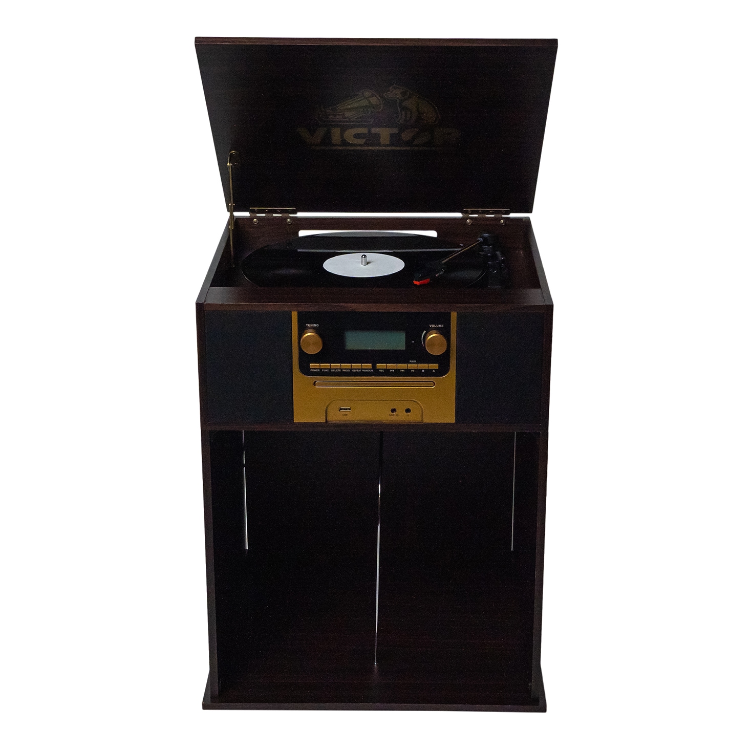 Victor VWRP-4500-ES Brown Turntable (record player)