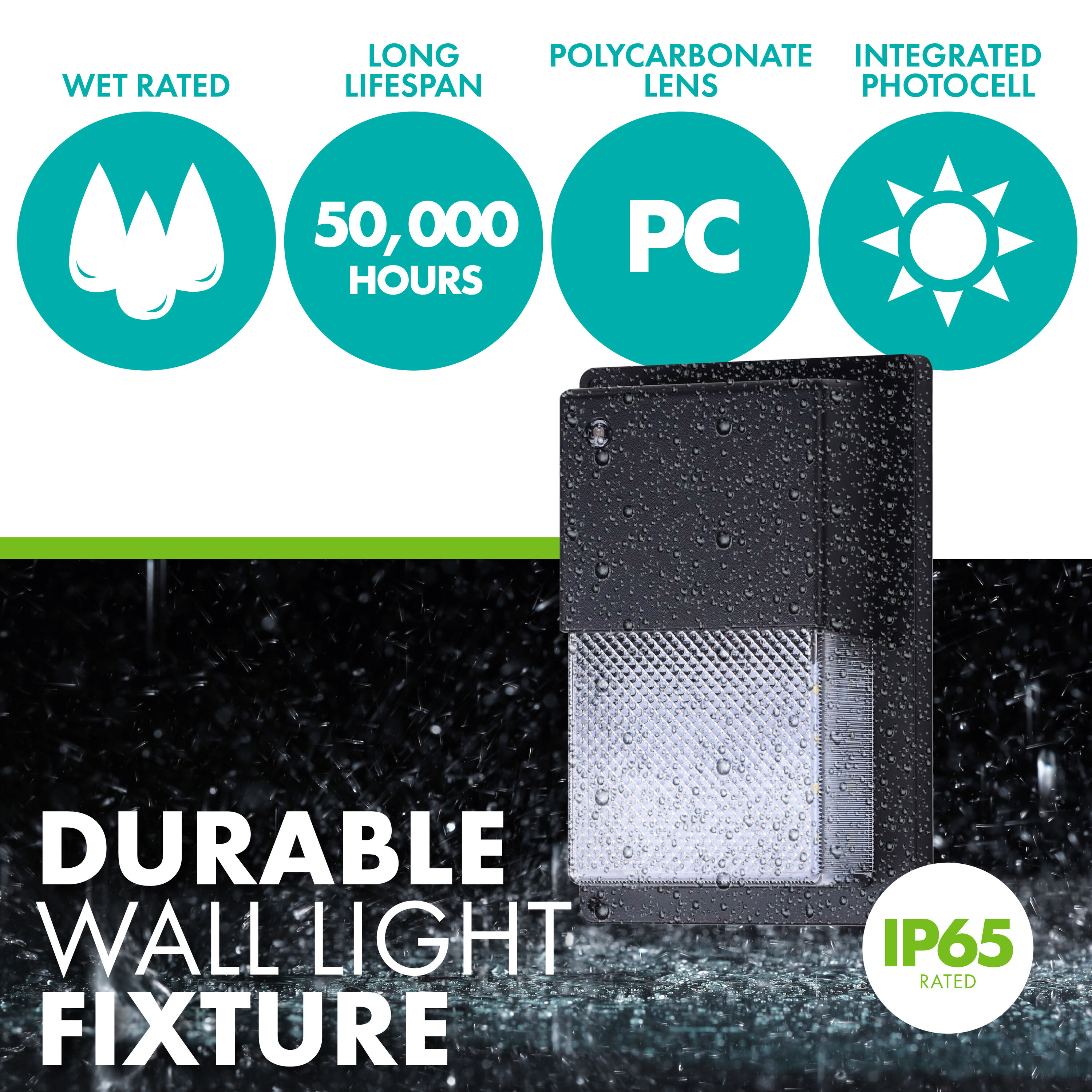 Simply Conserve L15W-MWP-40-120-PC Wall-Pack-Lights - View #2