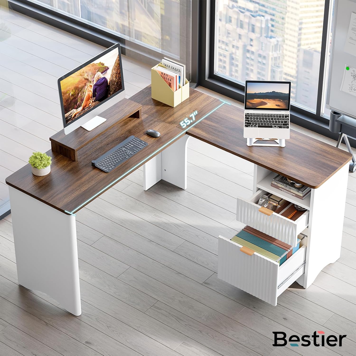 Bestier LOW-H106314M-WALT desks - View #3