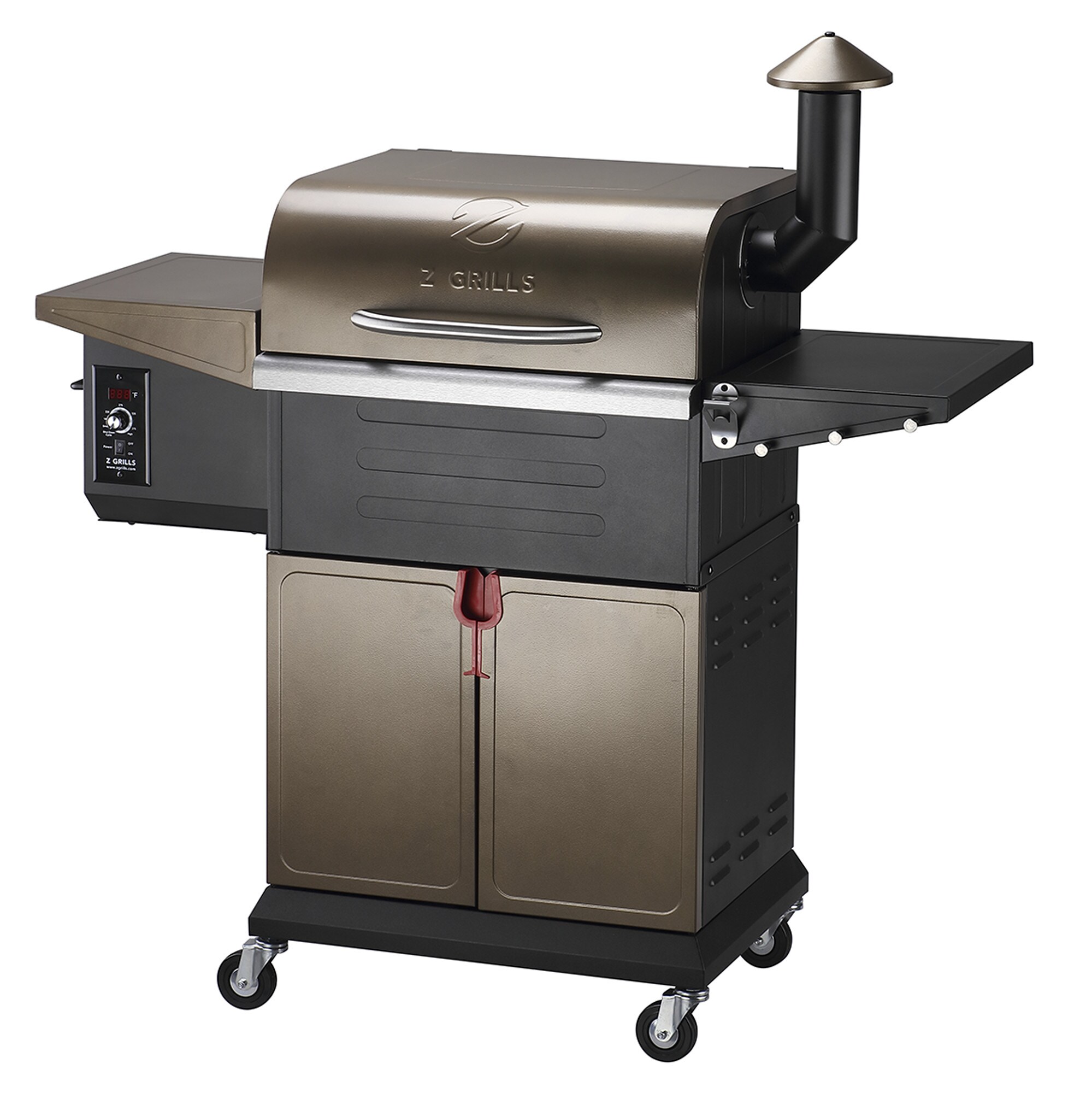 Z GRILLS Wood Pellet Grill & Electric Smoker Combo w Auto Temp Control -  20535685