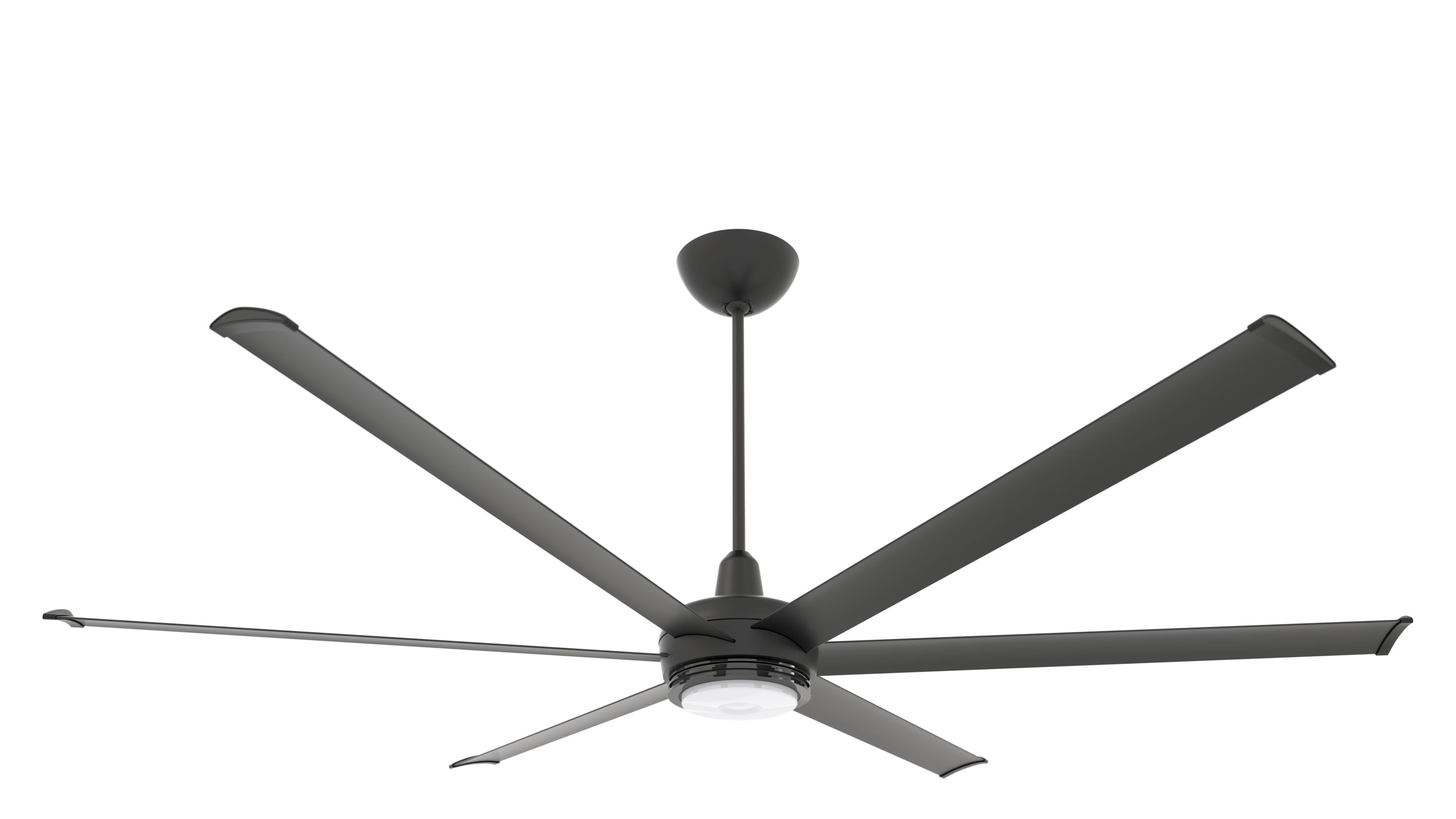 Ass Fans ES6 84-in Black Color-changing LED Indoor Ceiling Fan with Light Remote (6-Blade) in the Ceiling Fans department at Lowes.com