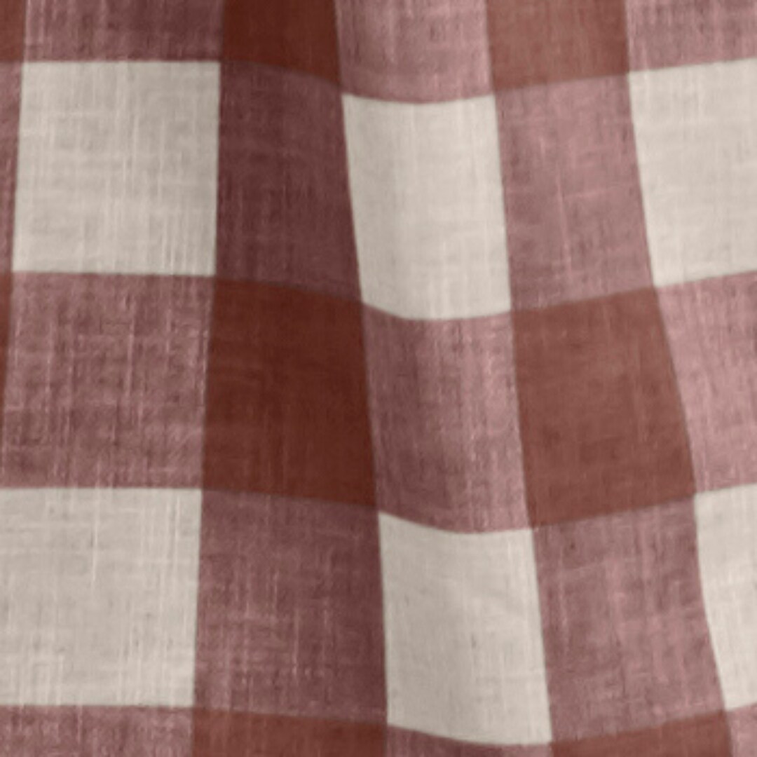 Red Buffalo Check Blackout Linen Blend Drapes