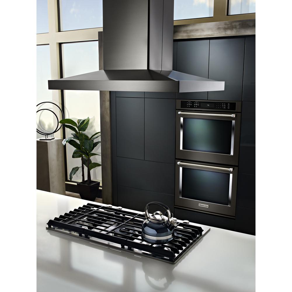 KitchenAid KGCS166GSS 36 Sealed Burner Gas Cooktop with Porcelain-on-Steel  Cooktop & Electronic Ignition: Stainless Steel