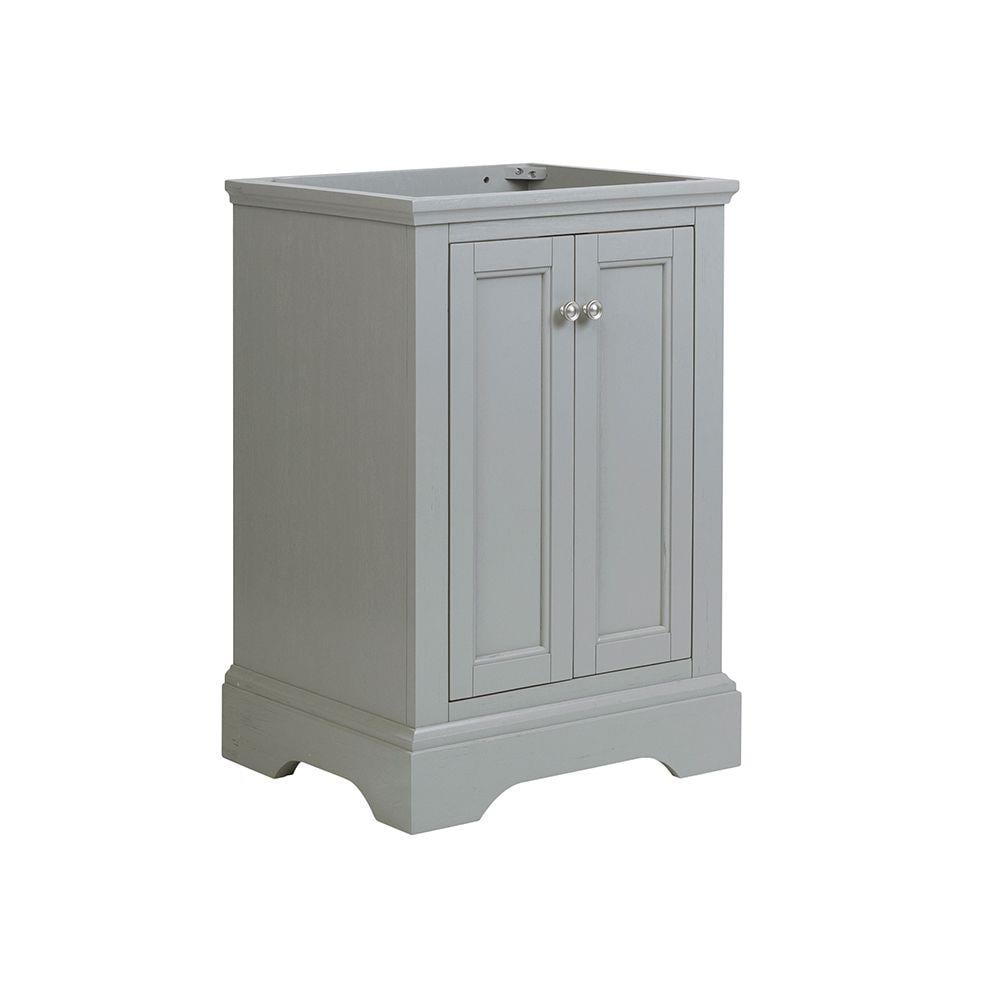 Windsor 24" Gray Solid Wood Freestanding Bathroom Vanity Cabinet