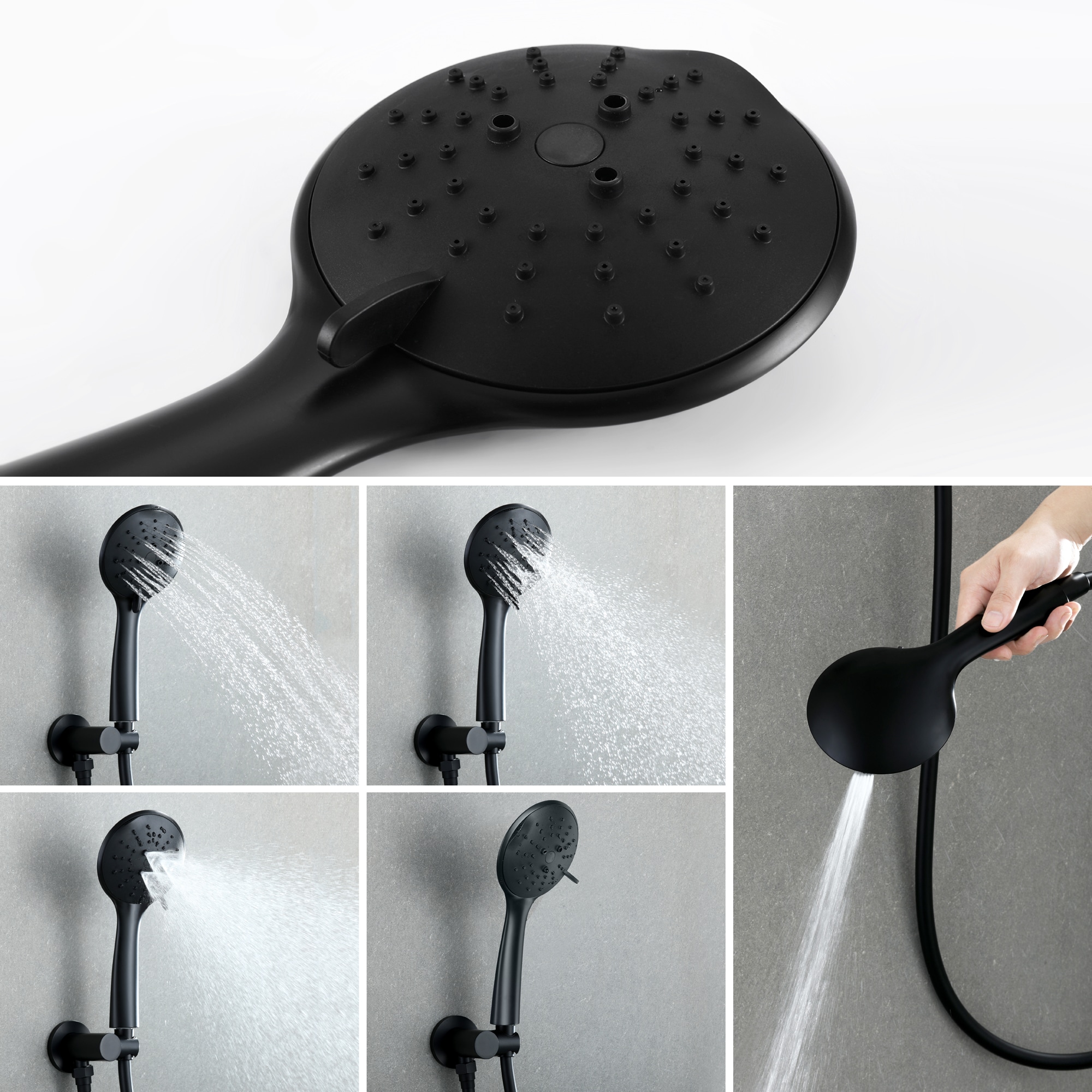WELLFOR ZQ8002B Showerhead-Bar-Panels - View #5