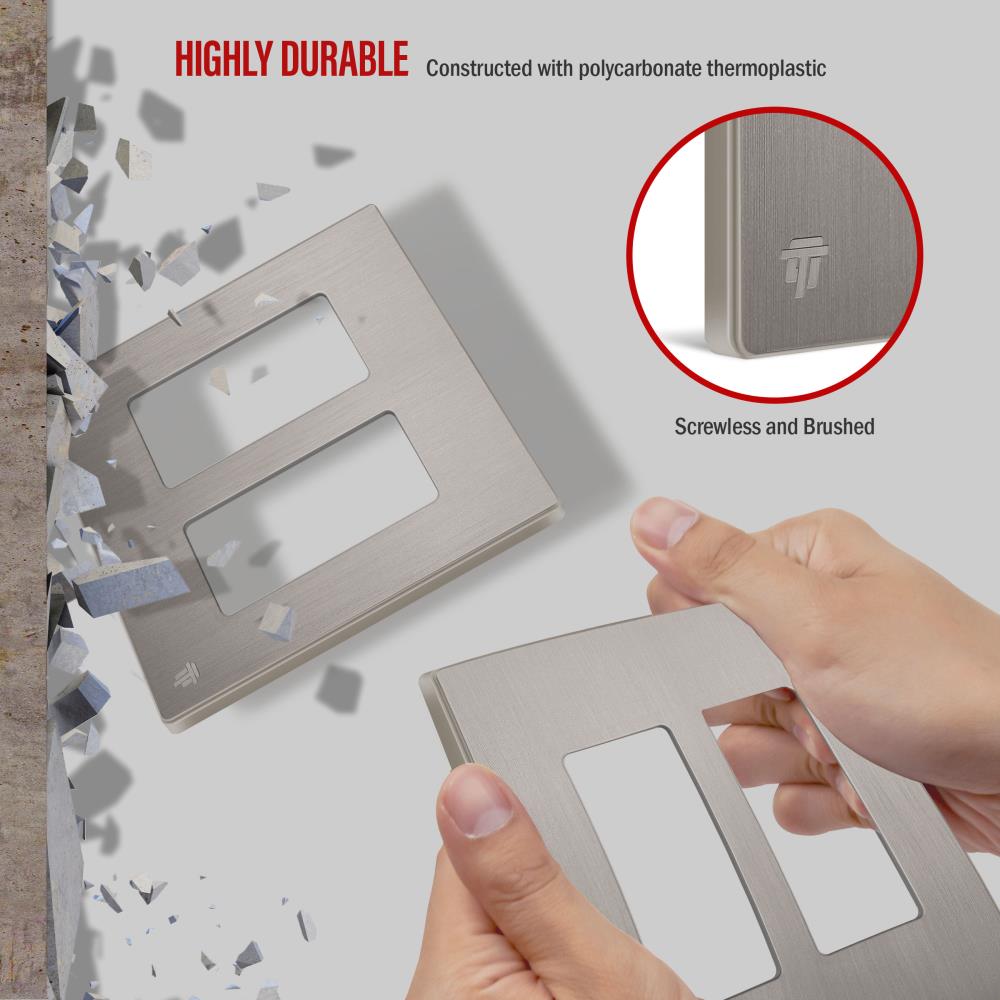 Enerlites SI8832-BNK Electrical-Wall-Plates - View #2