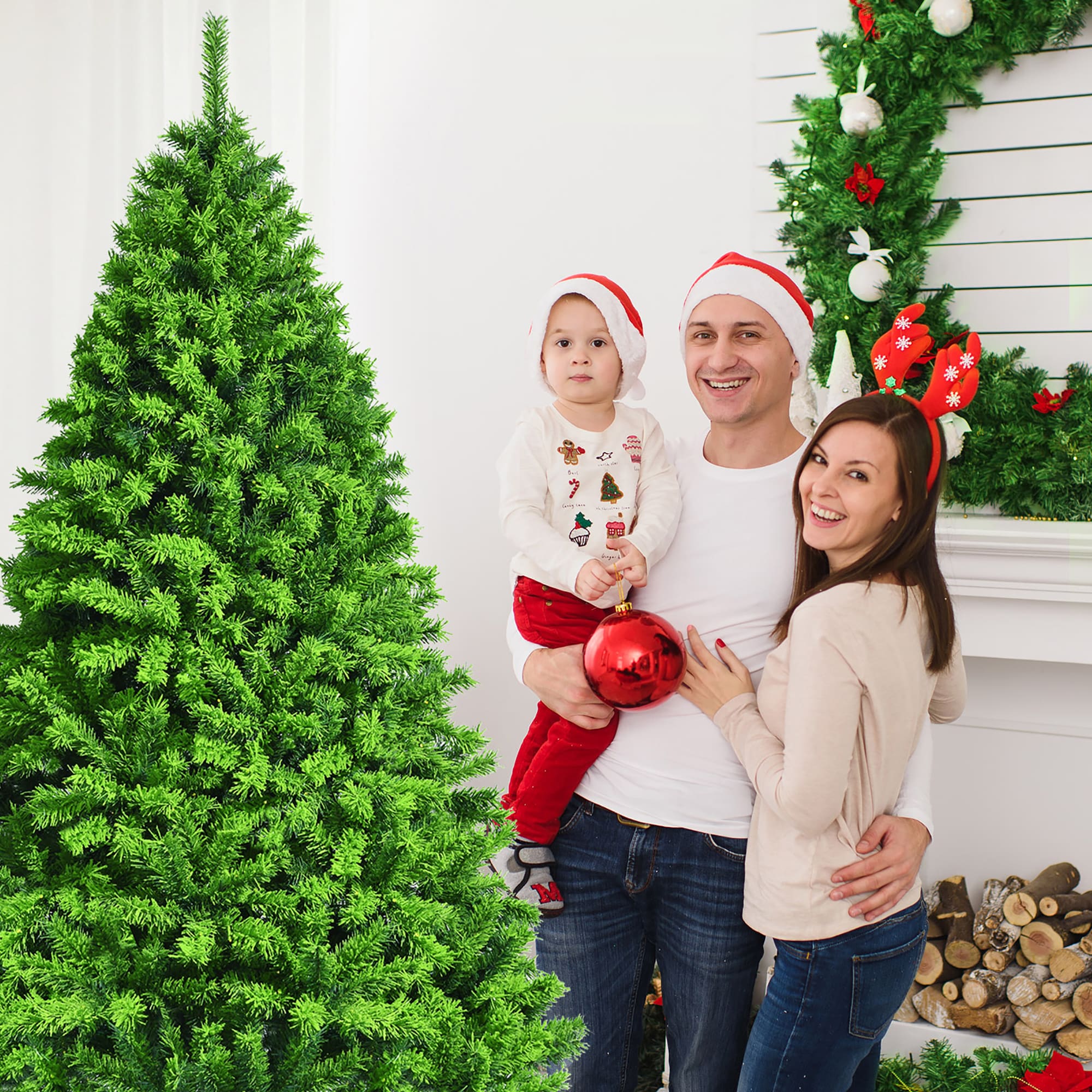 Costway CM23576 Artificial-Christmas-Trees - View #8