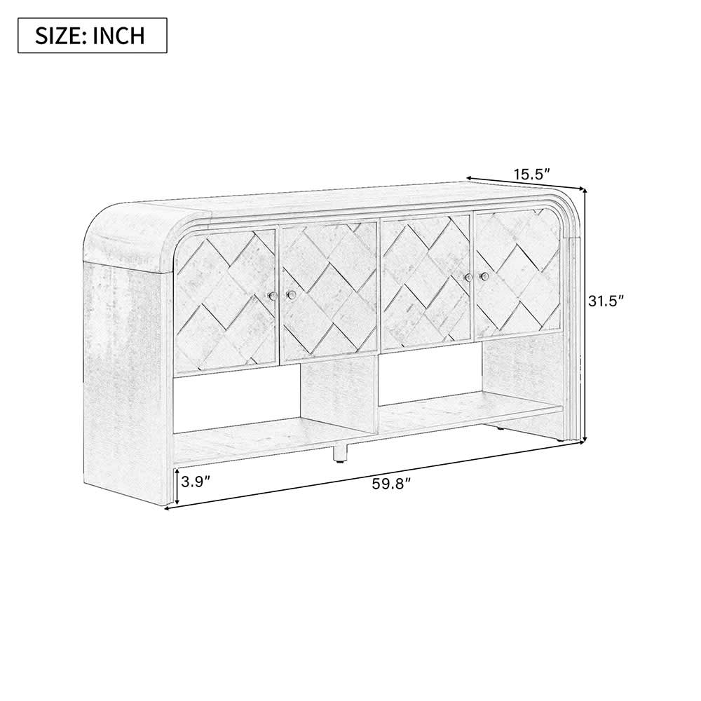 JUJABU CONSOLECABINET-4 Console-Sofa-Tables - View #5