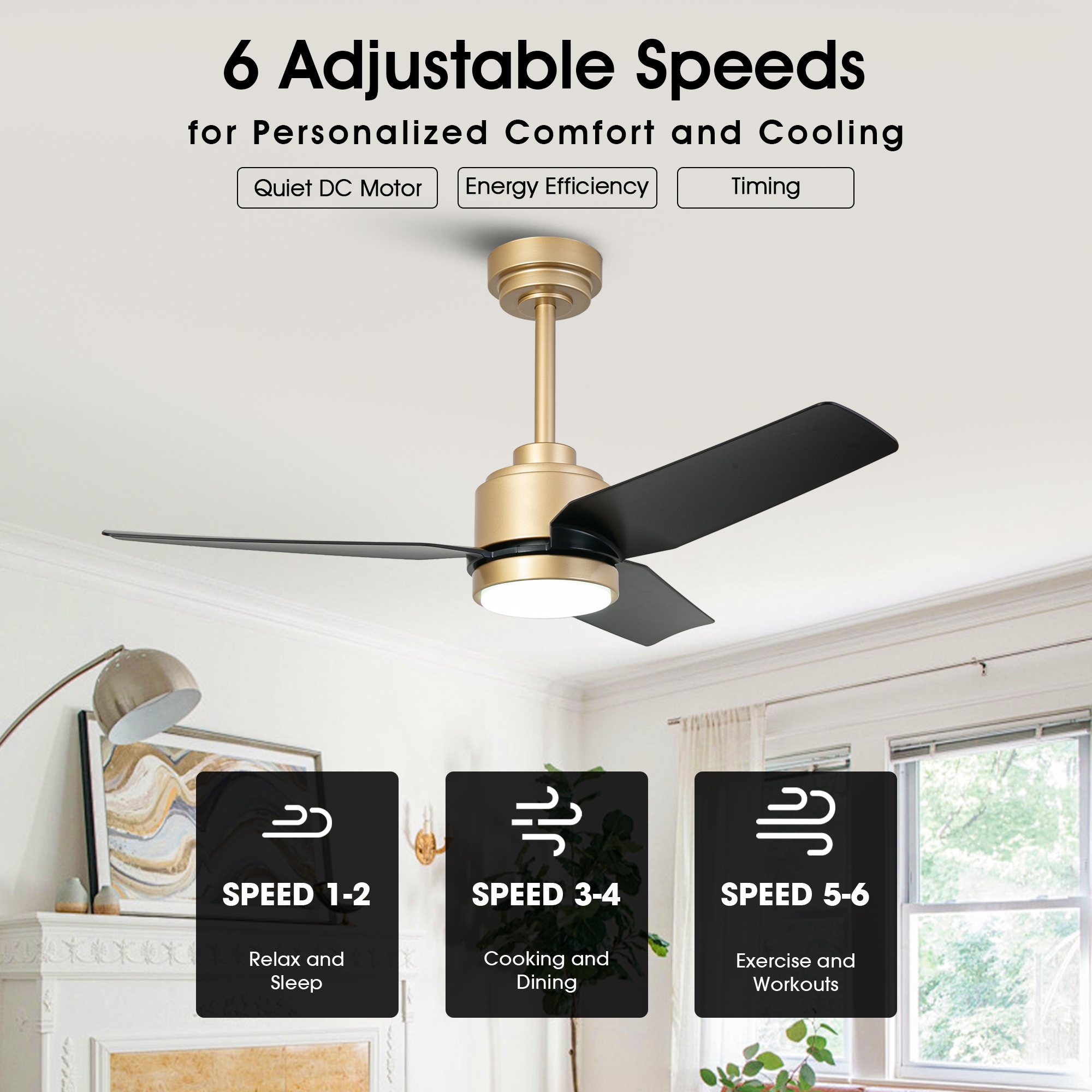 VACZON VZA01A116GD Ceiling-Fans - View #7