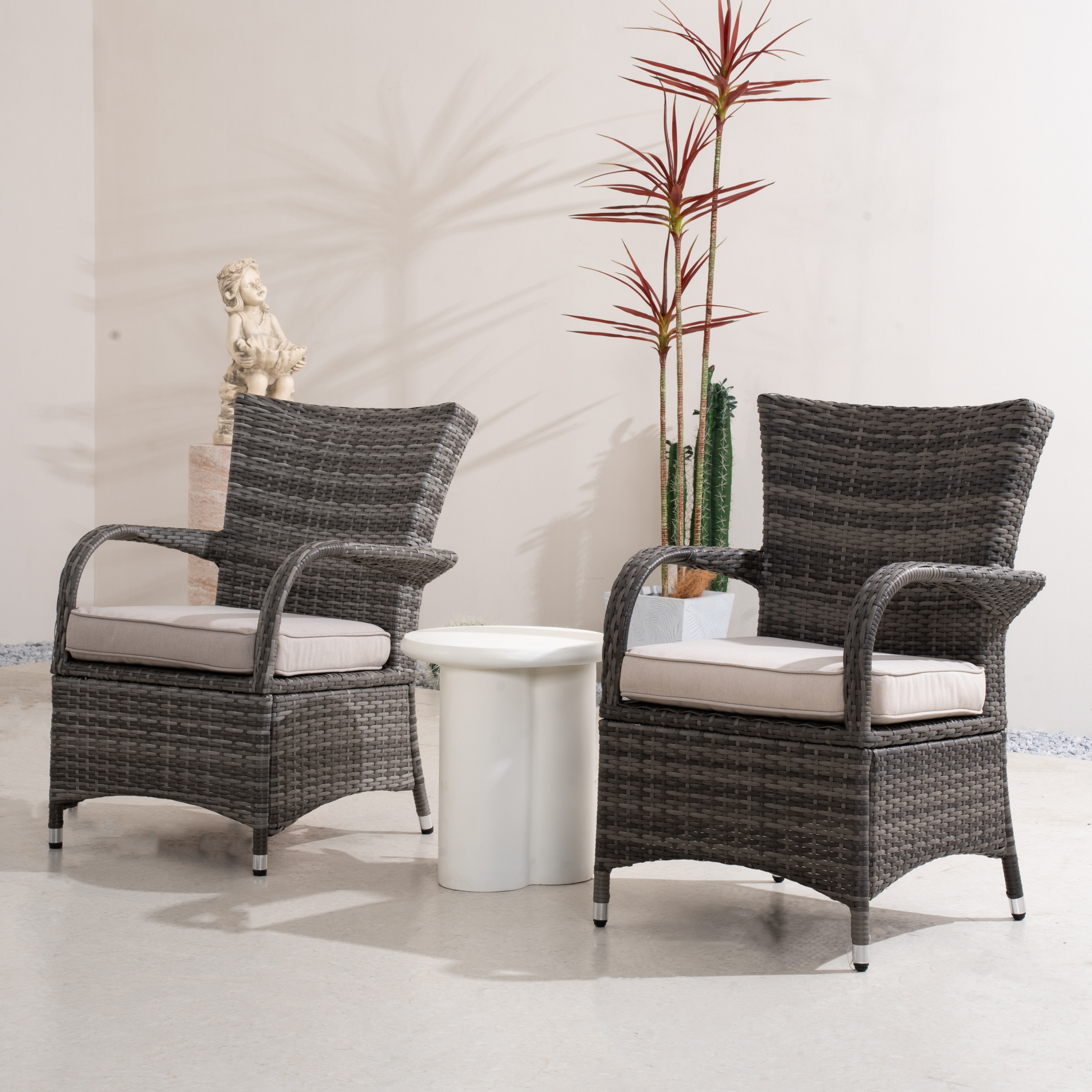 Direct Wicker DWT-1122GR&154STCR Patio-Conversation-Sets - View #4
