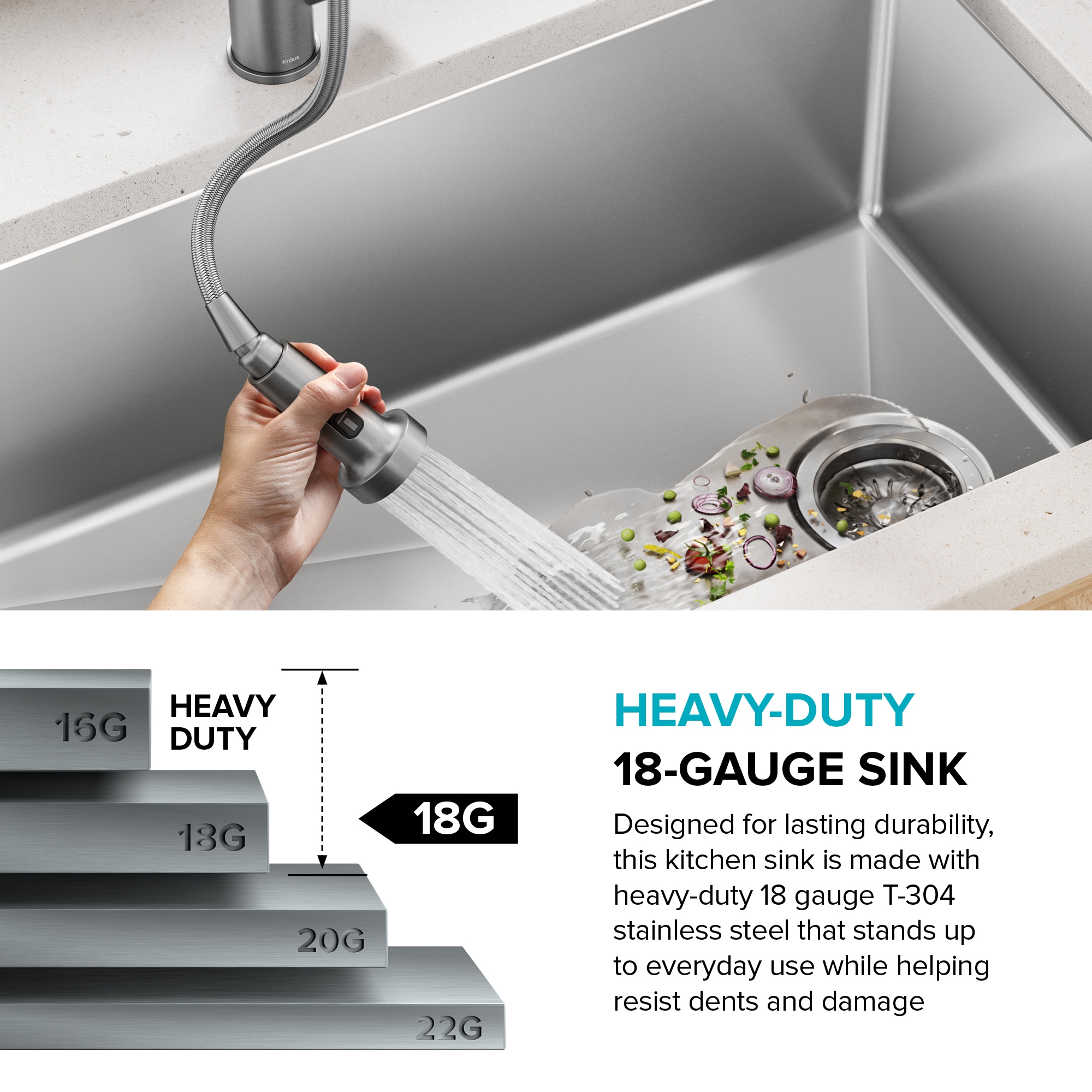 Kraus KHU631-15 Bar-Prep-Sinks - View #6