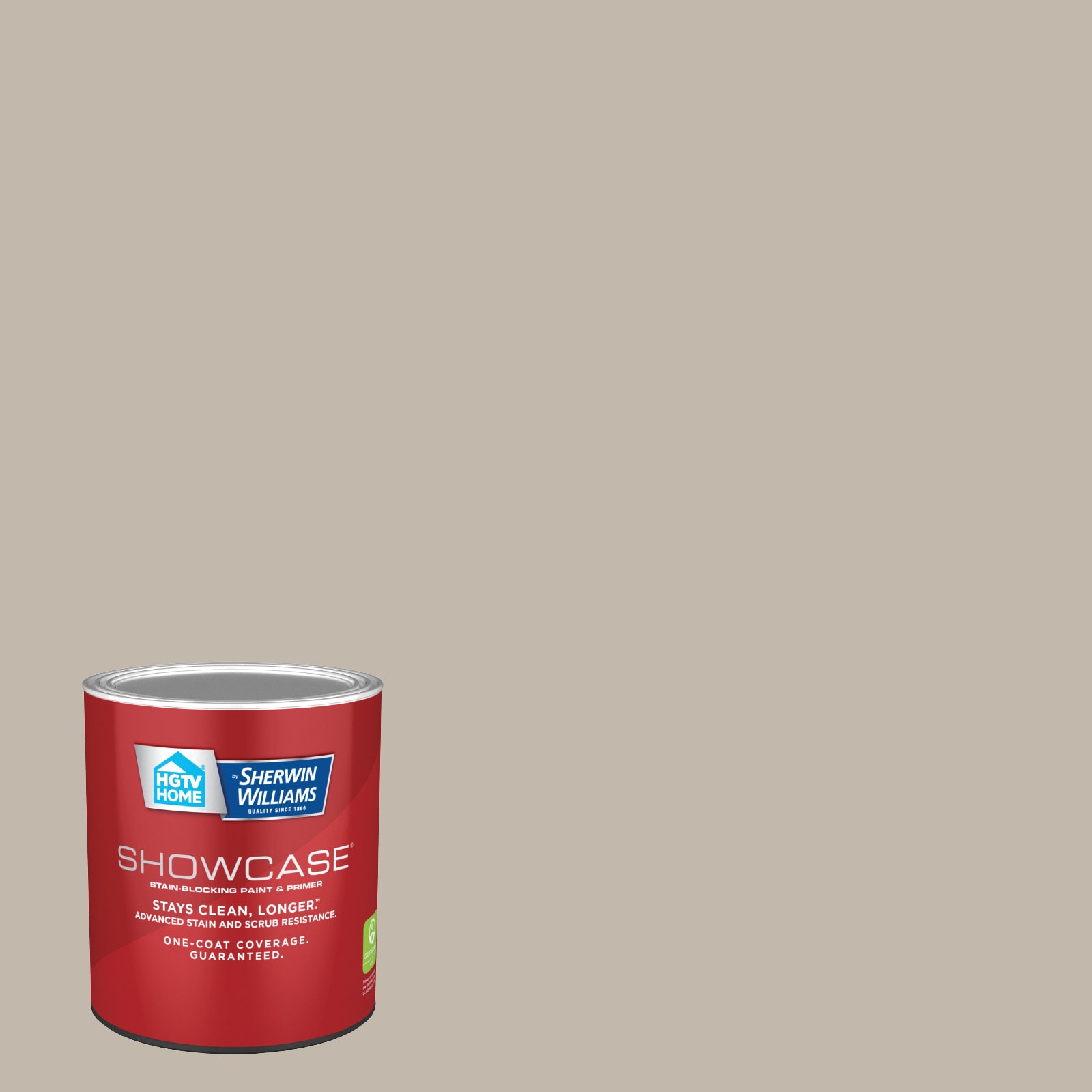 HGTV HOME by Sherwin-Williams 2006-10B-935219 Showcase Flat Gallery Grey 2006-10B Acrylic Interior Paint Paint + Primer ( 1-quart )