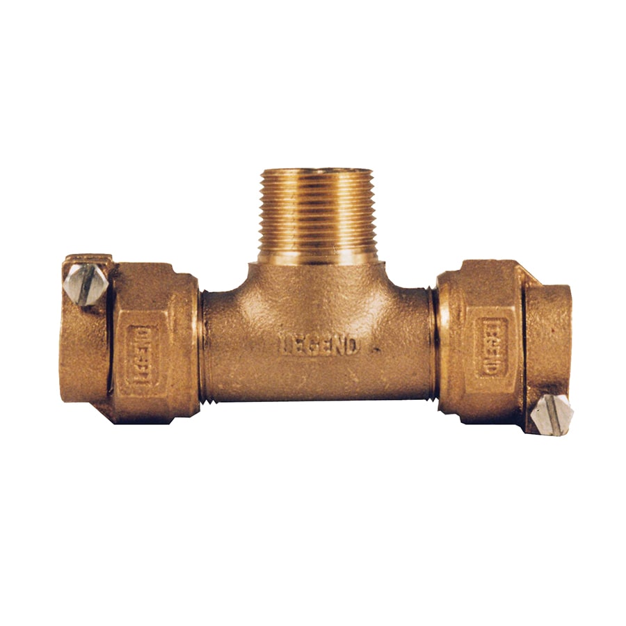 Legend Valve 1-in x 1-in Compression Tee Fitting in the Brass Fittings  department at