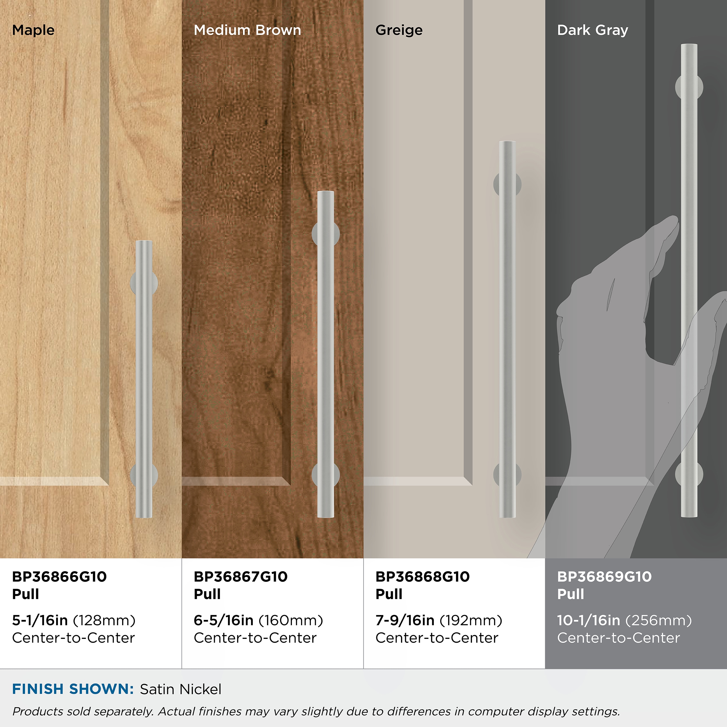 Amerock BP36869G10 Cabinet-Pulls - View #8