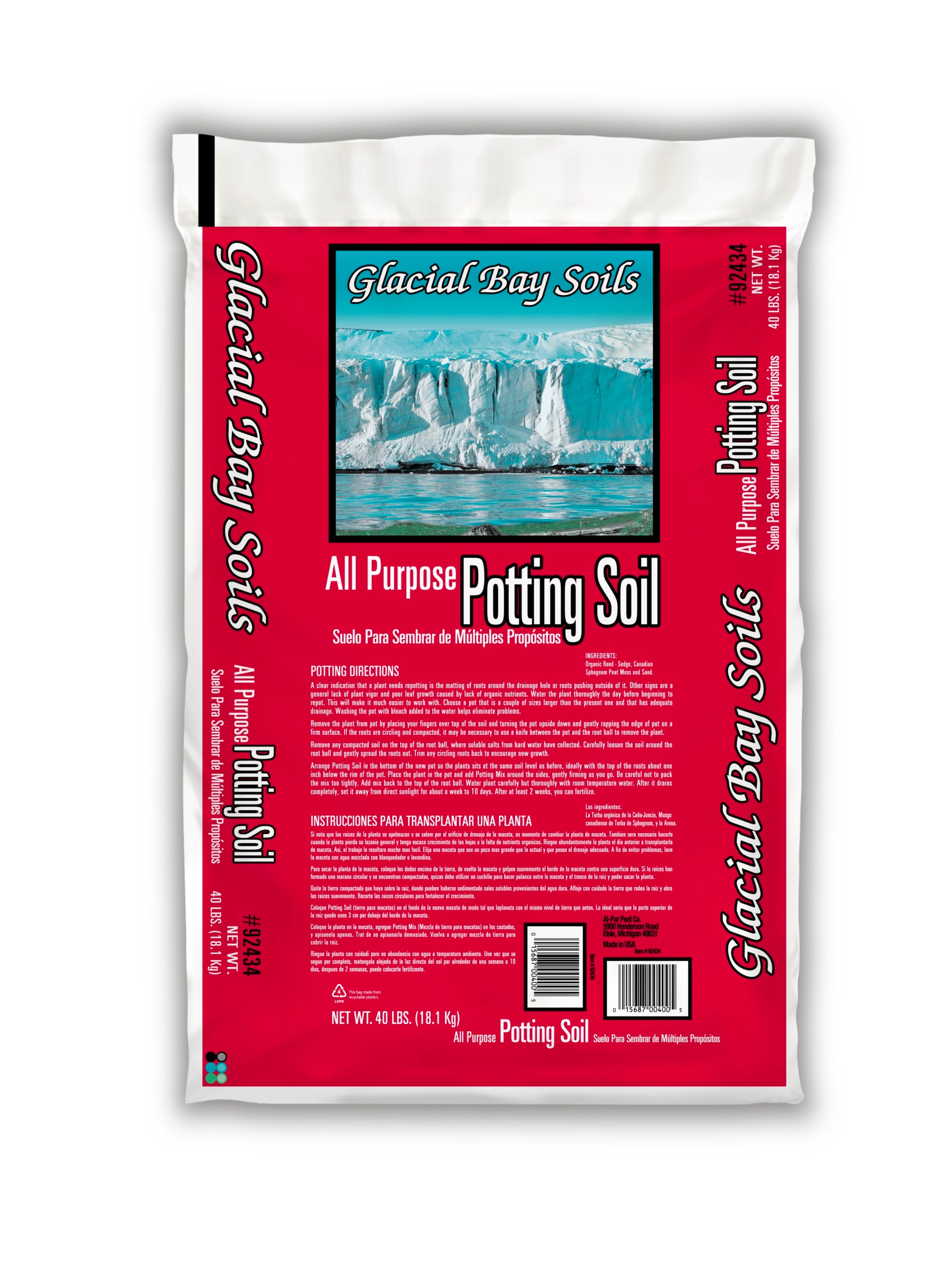  92434 Glacial Bay Potting soil mix