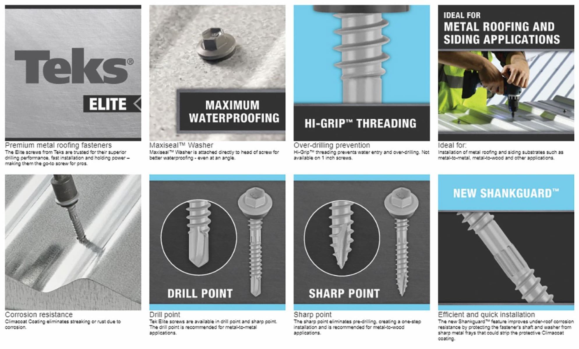 Teks 21454 Roofing-Screws - View #3