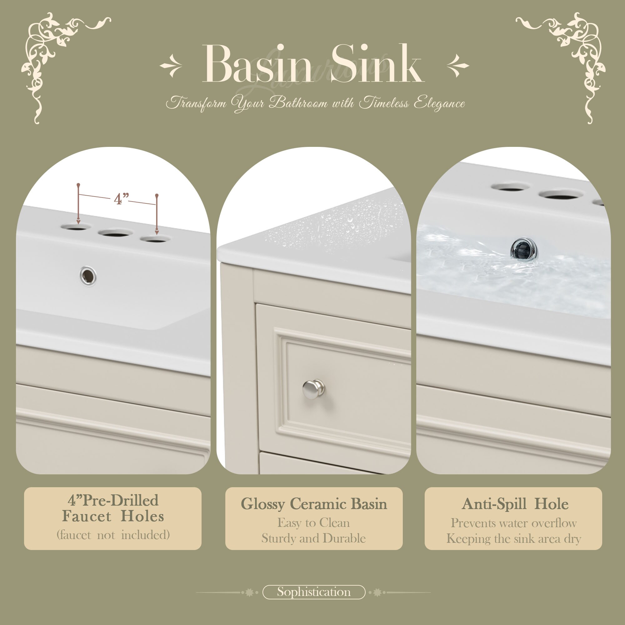 LOVMOR SF-L-SW000138AAY-1 Bath-Vanity-Combo - View #7