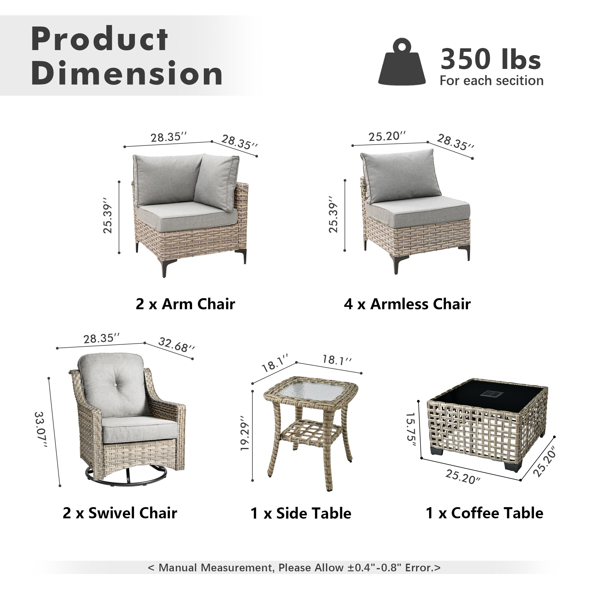 ALTRIGUS 6L-YZSKT210-AL Patio-Conversation-Sets - View #3