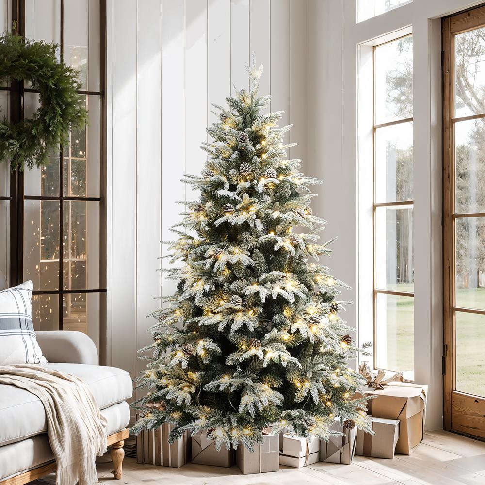 LuxenHome WHAP2519 Artificial-Christmas-Trees - View #5