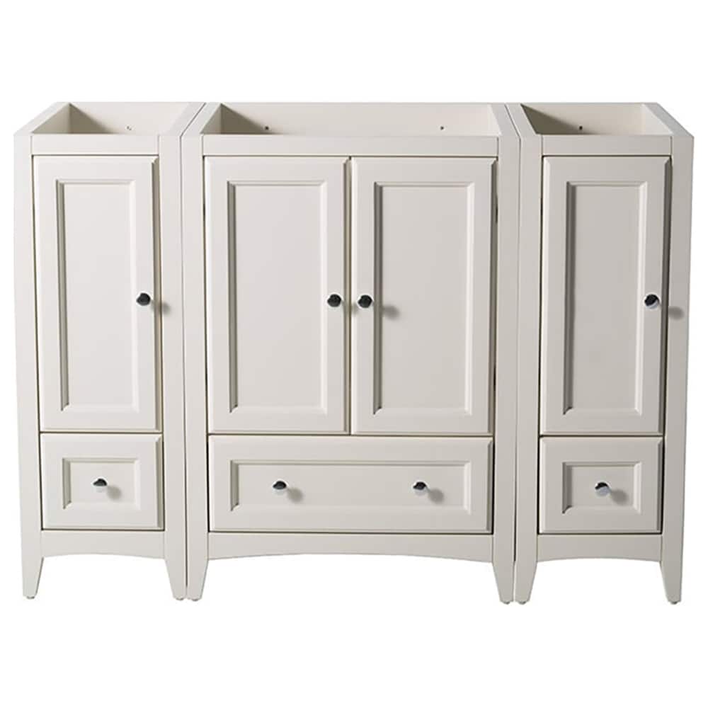 Oxford 48" Antique White Engineered Wood Freestanding Bathroom Vanity Base