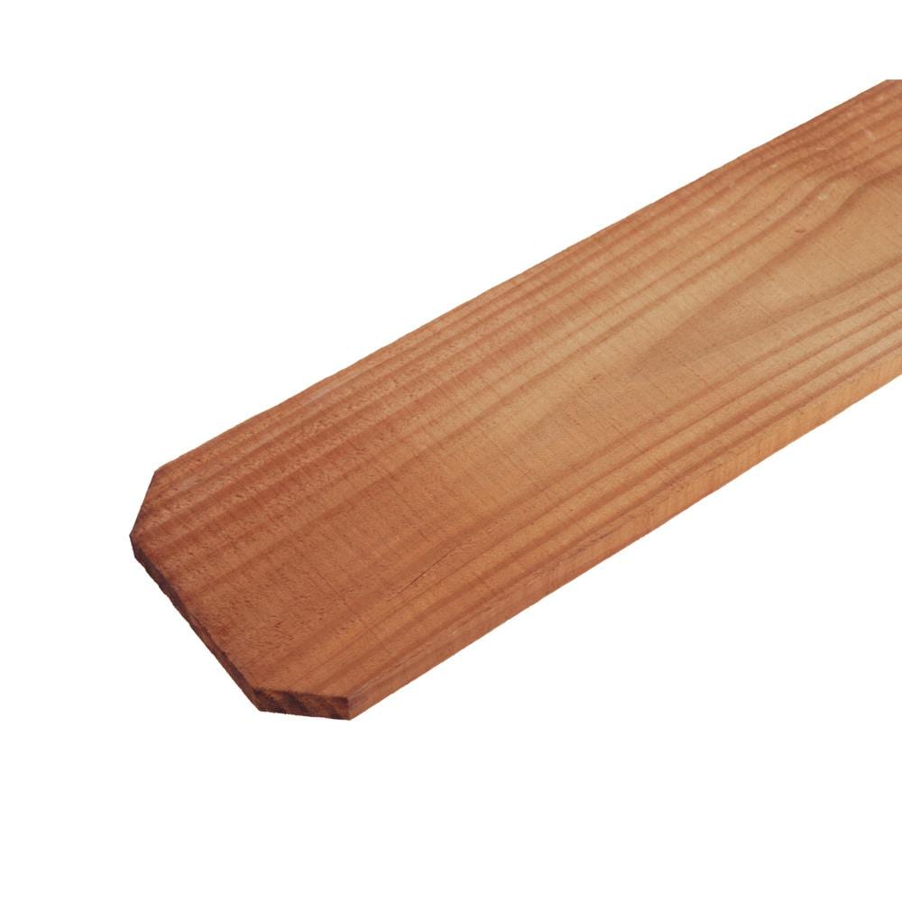  114207 1-in x 6-in x 6-ft Pressure Treated Whitewood Dog ear Fence Picket
