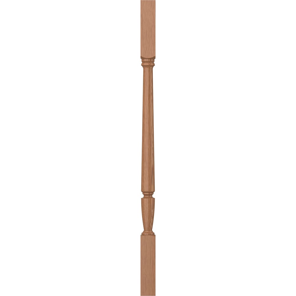 L.J. Smith Stair Systems LJP-2005-WO 34 34-in x 1.75-in Unfinished White Oak Square Top Stair Baluster