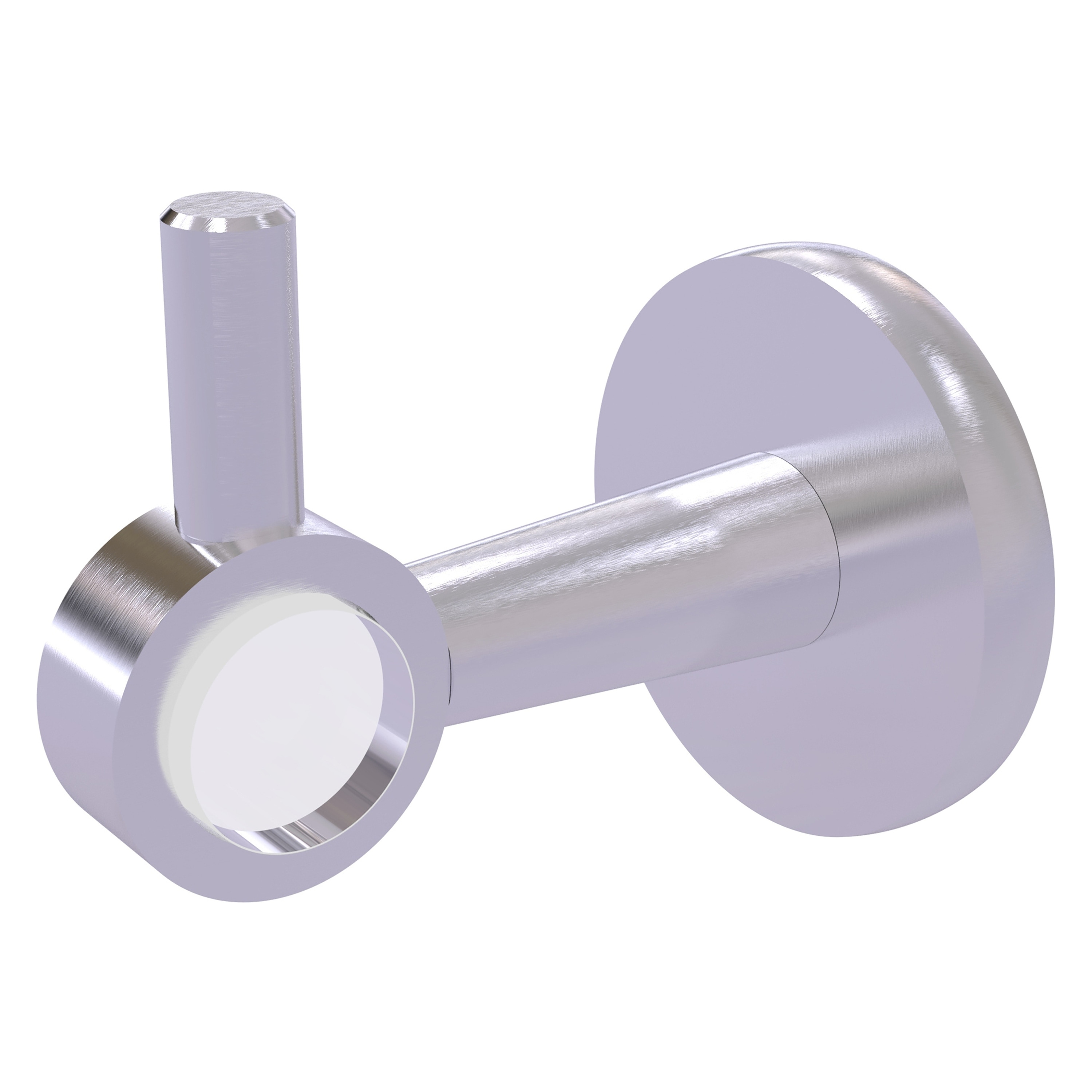 Allied Brass CV-20-SCH Clearview Satin Chrome Single -Hook Wall mount Towel Hook