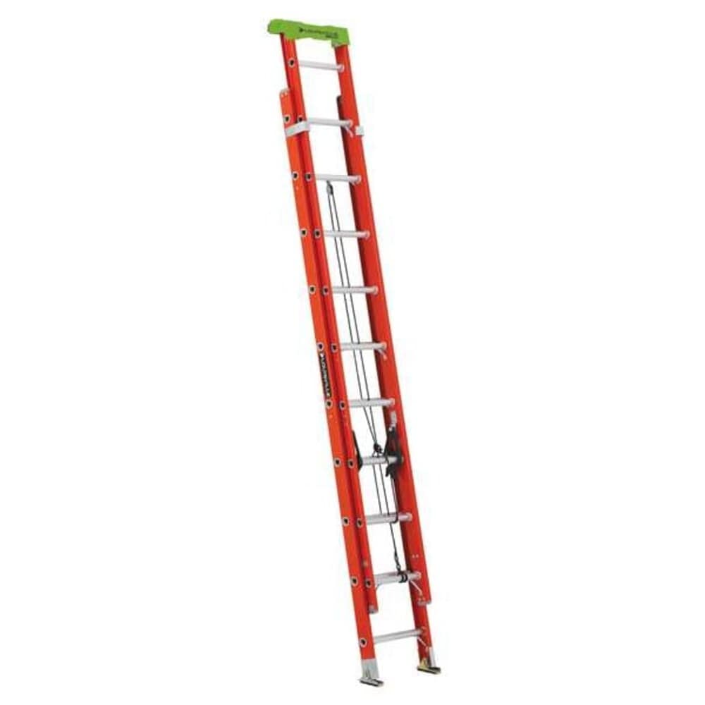 Louisville  28 ft Fiberglass Extension Ladder 300 lb Load Capacity L-3022-28PT